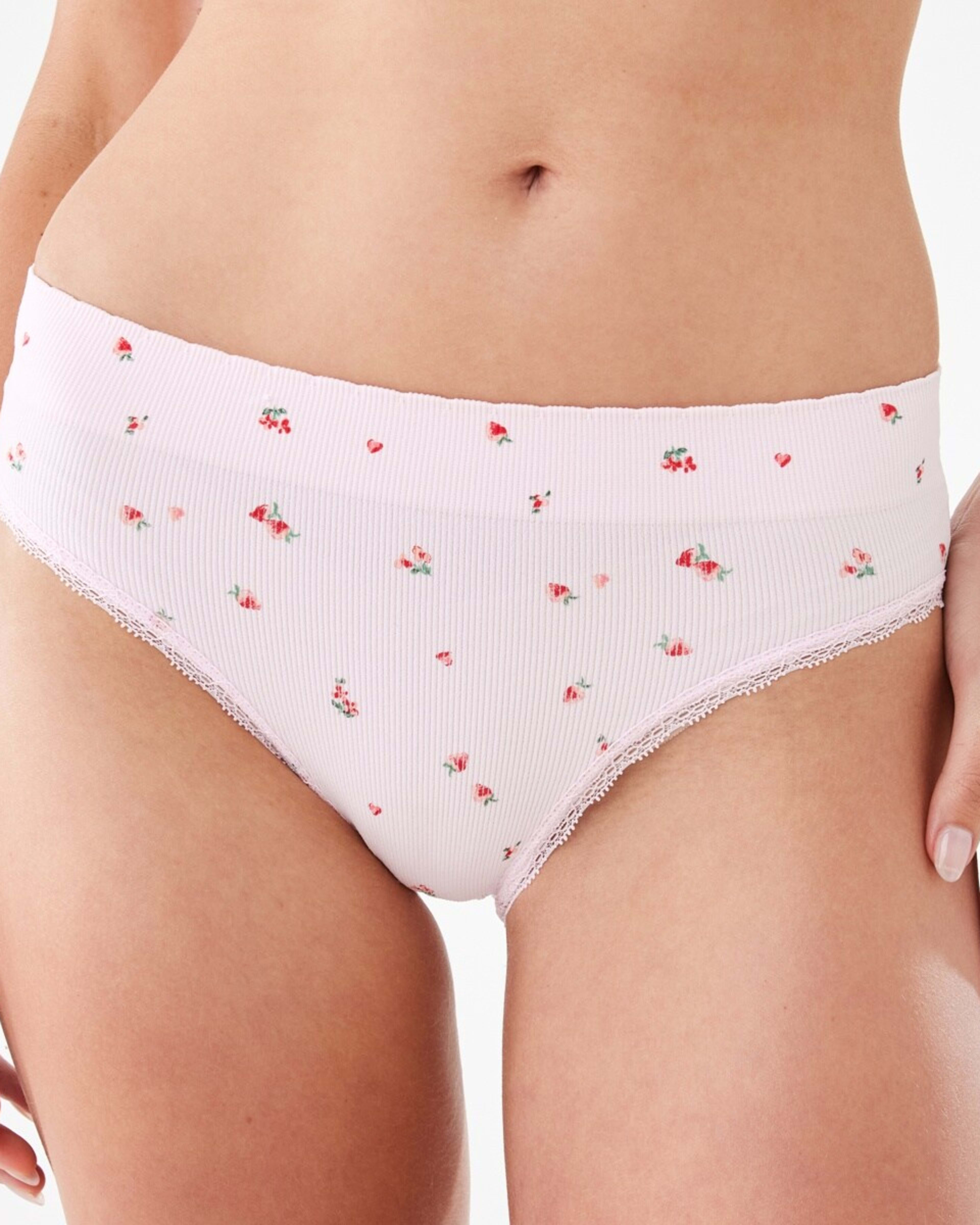 3 3 Pack Seamfree Bikini Briefs Love Frl, 3 of 9