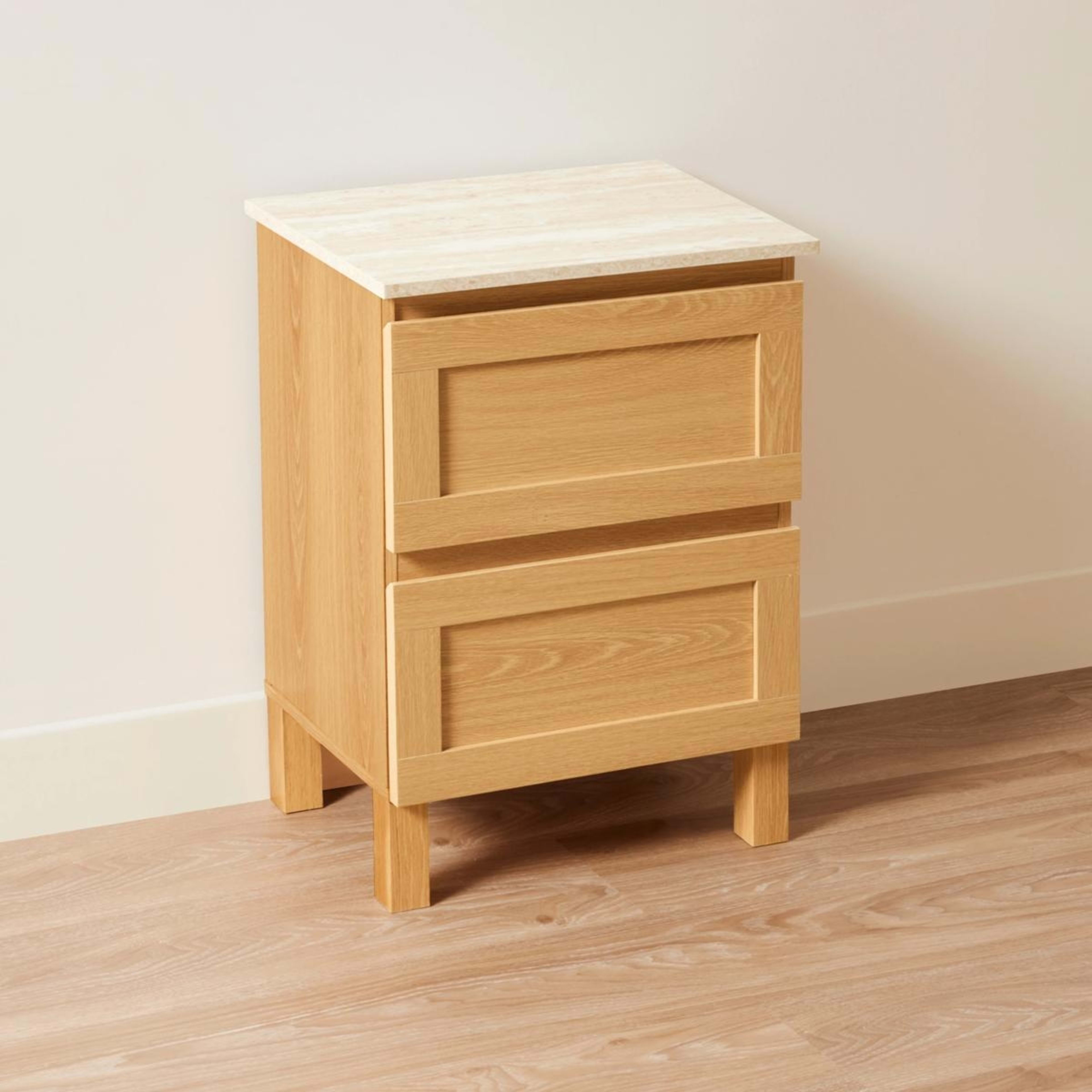 3 Bailey Bedside Table - Oak Look, 3 of 7