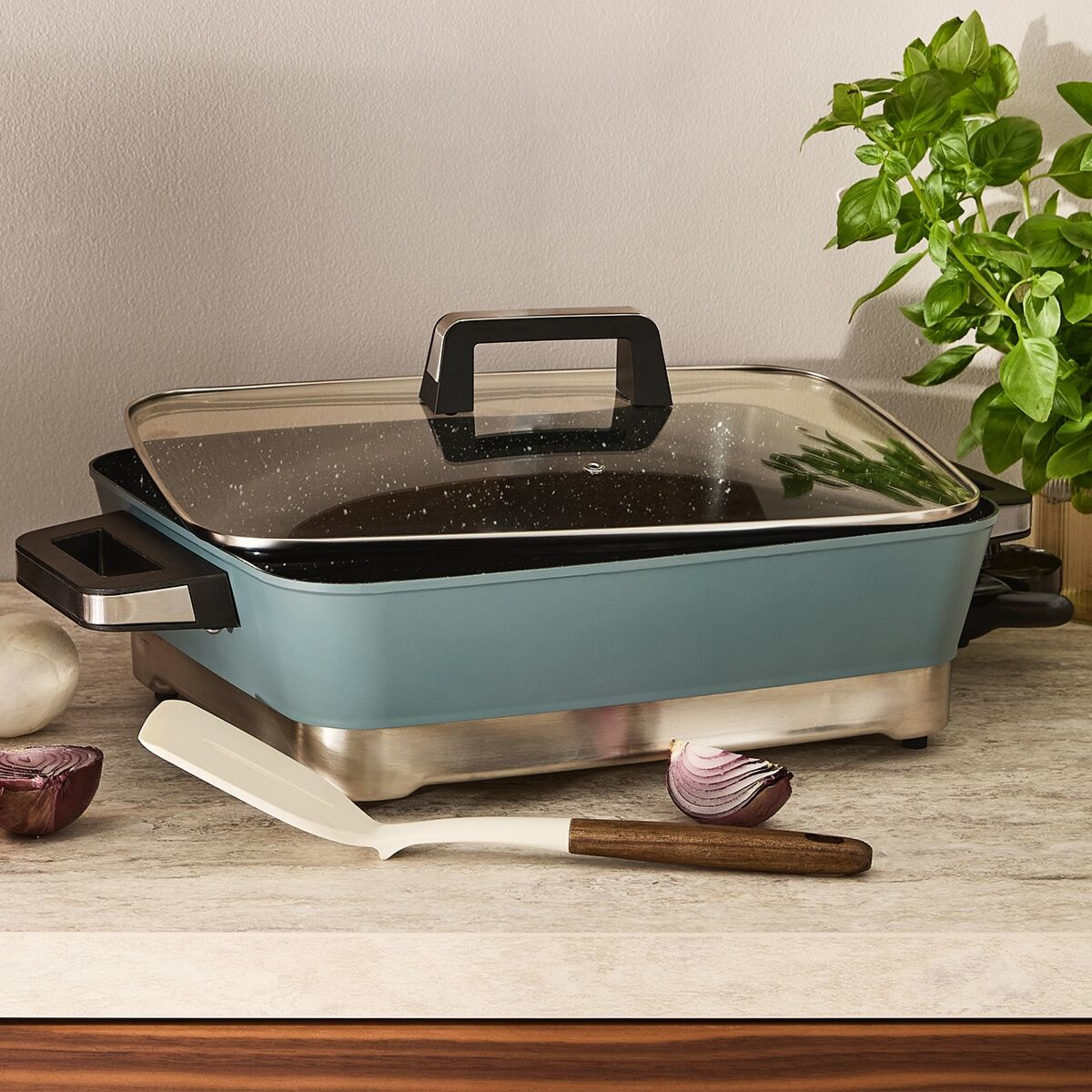 10 Electric Frypan - Green, 10 of 10