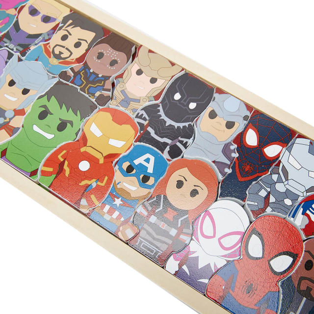 Marvel Wooden Toys Character Puzzle Assorted Kmart
