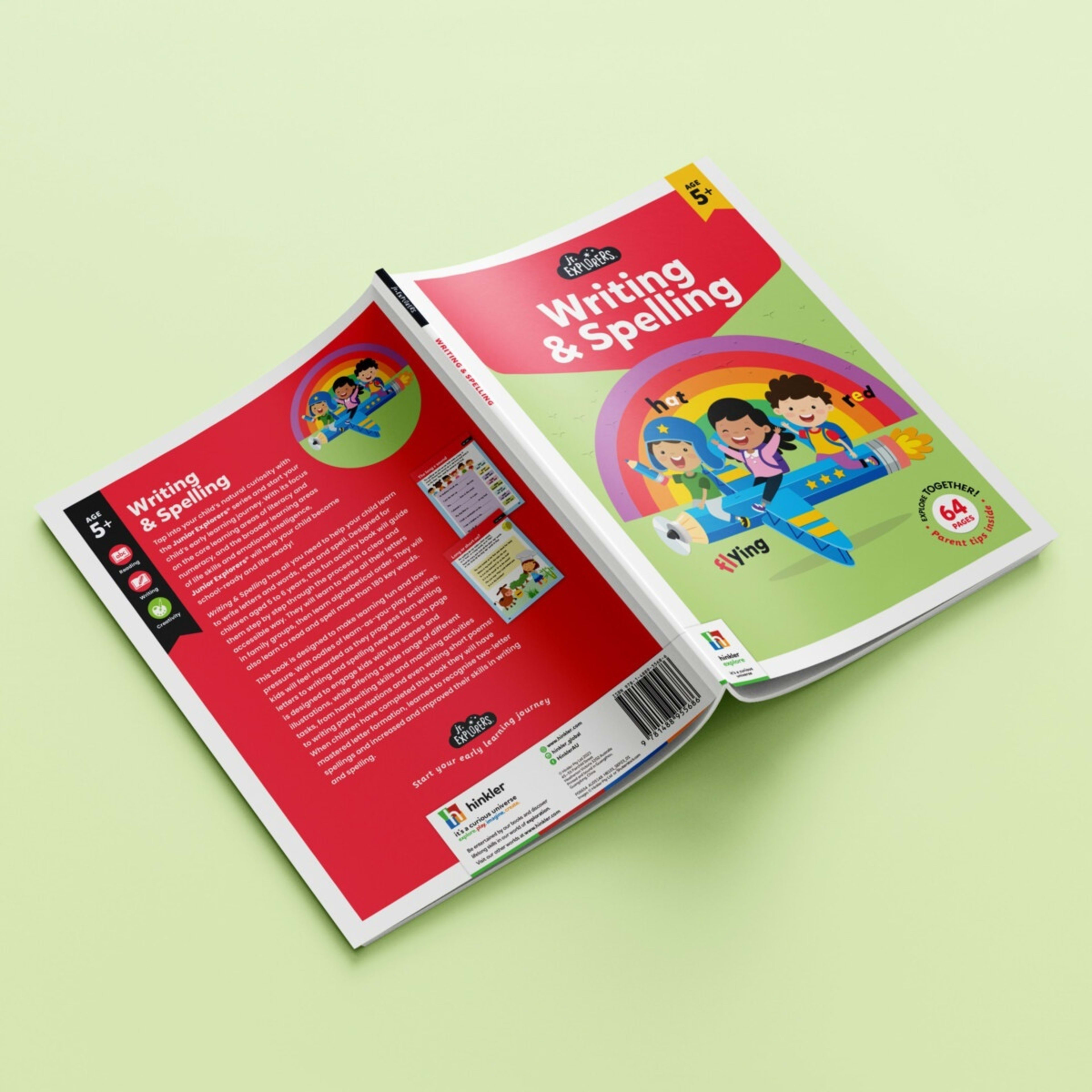 4 Junior Explorers: Writing and Spelling - Book, 4 of 5