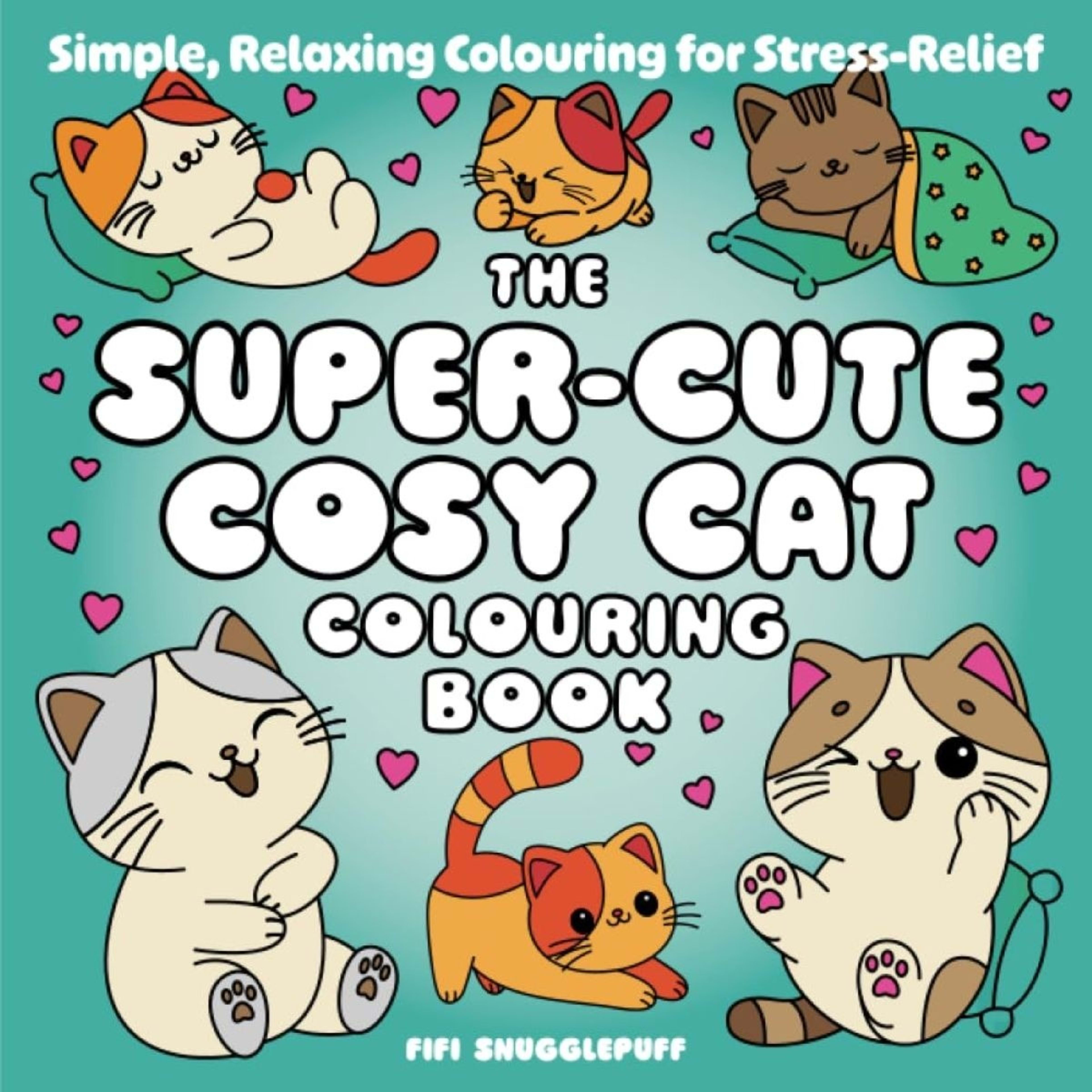 1 The Super-Cute Cosy Cat Colouring Book by Fifi Snugglepuff, 1 of 2