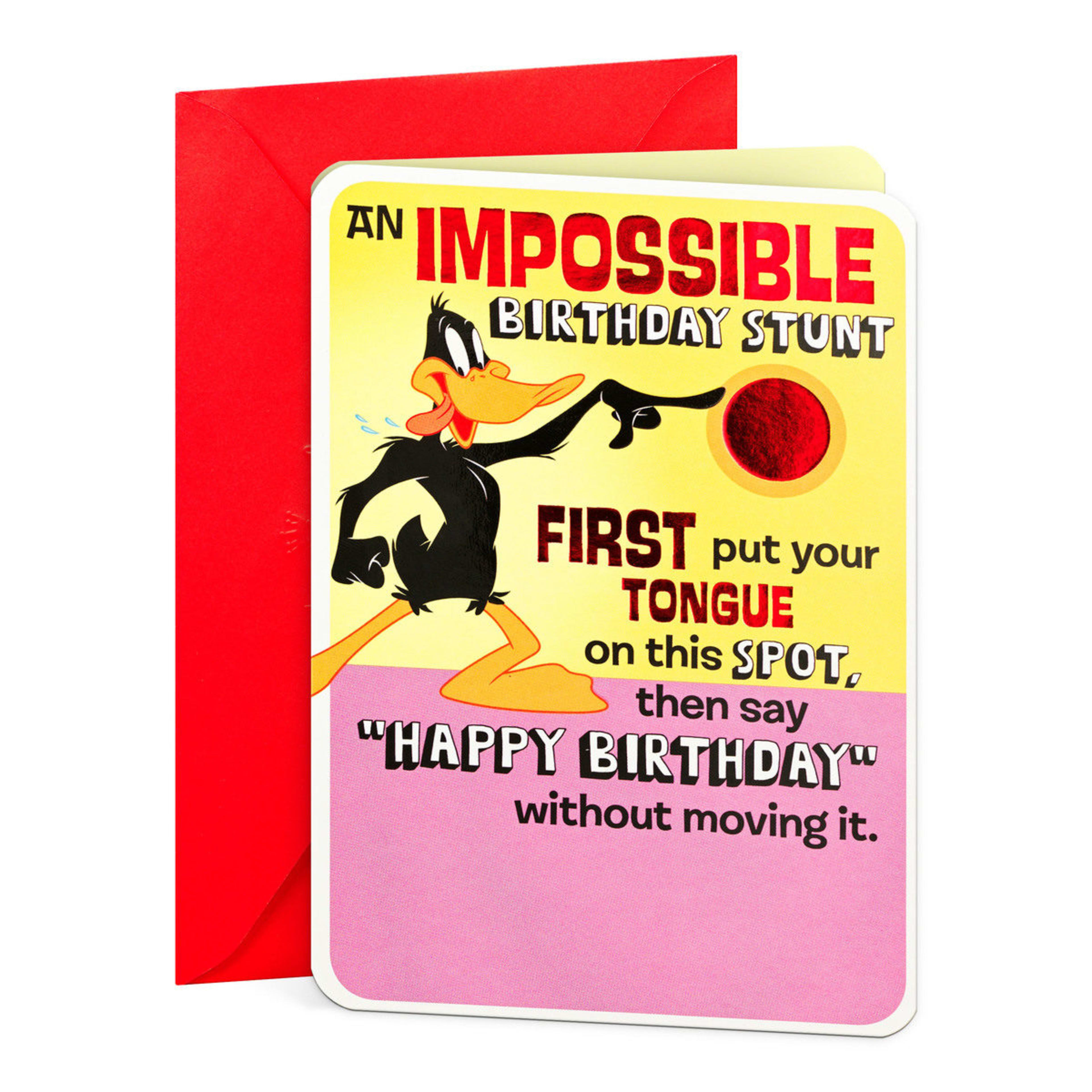 1 Hallmark Licensed Birthday Card - Daffy Duck