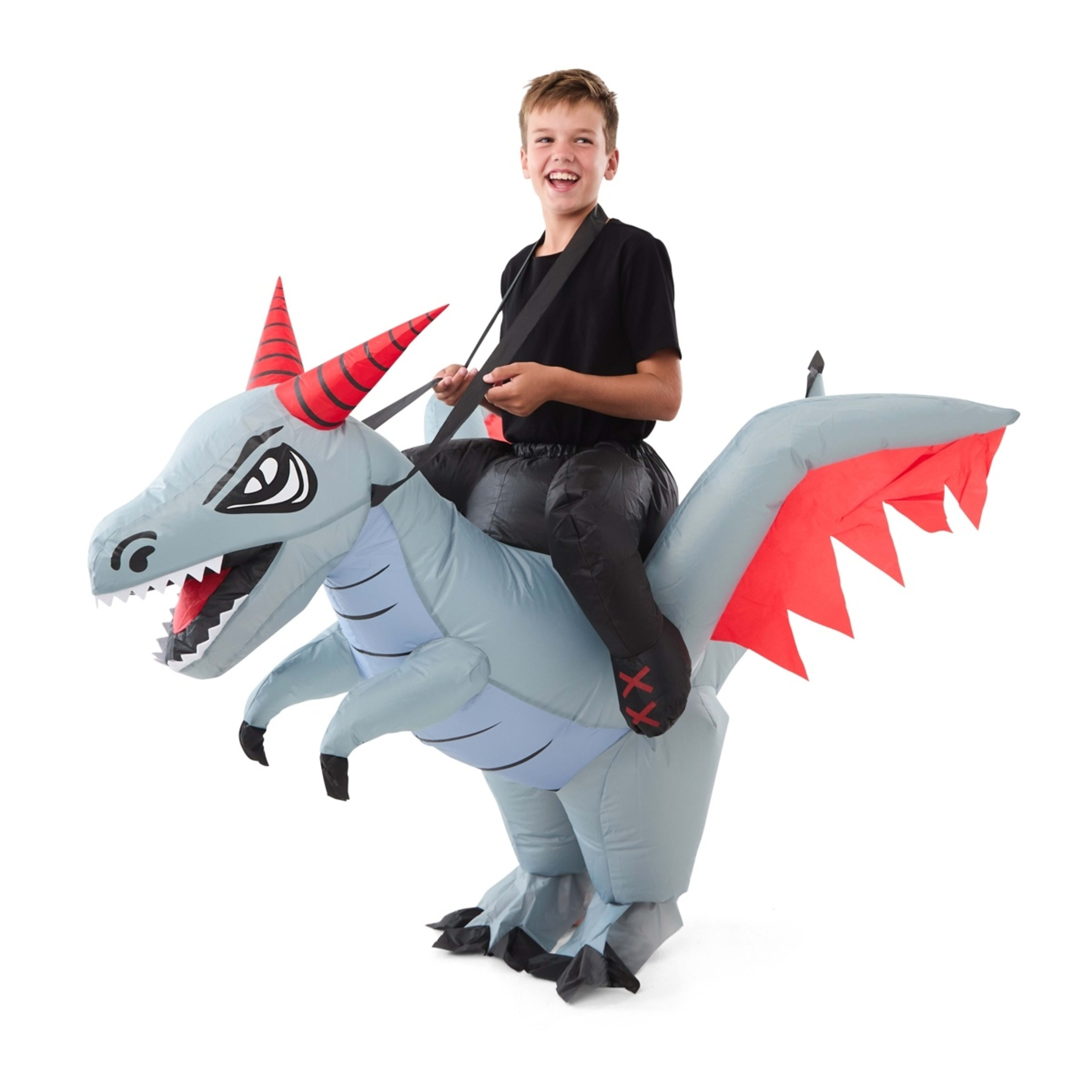 3 Dragon Inflatable Costume - Ages 8+, 3 of 10