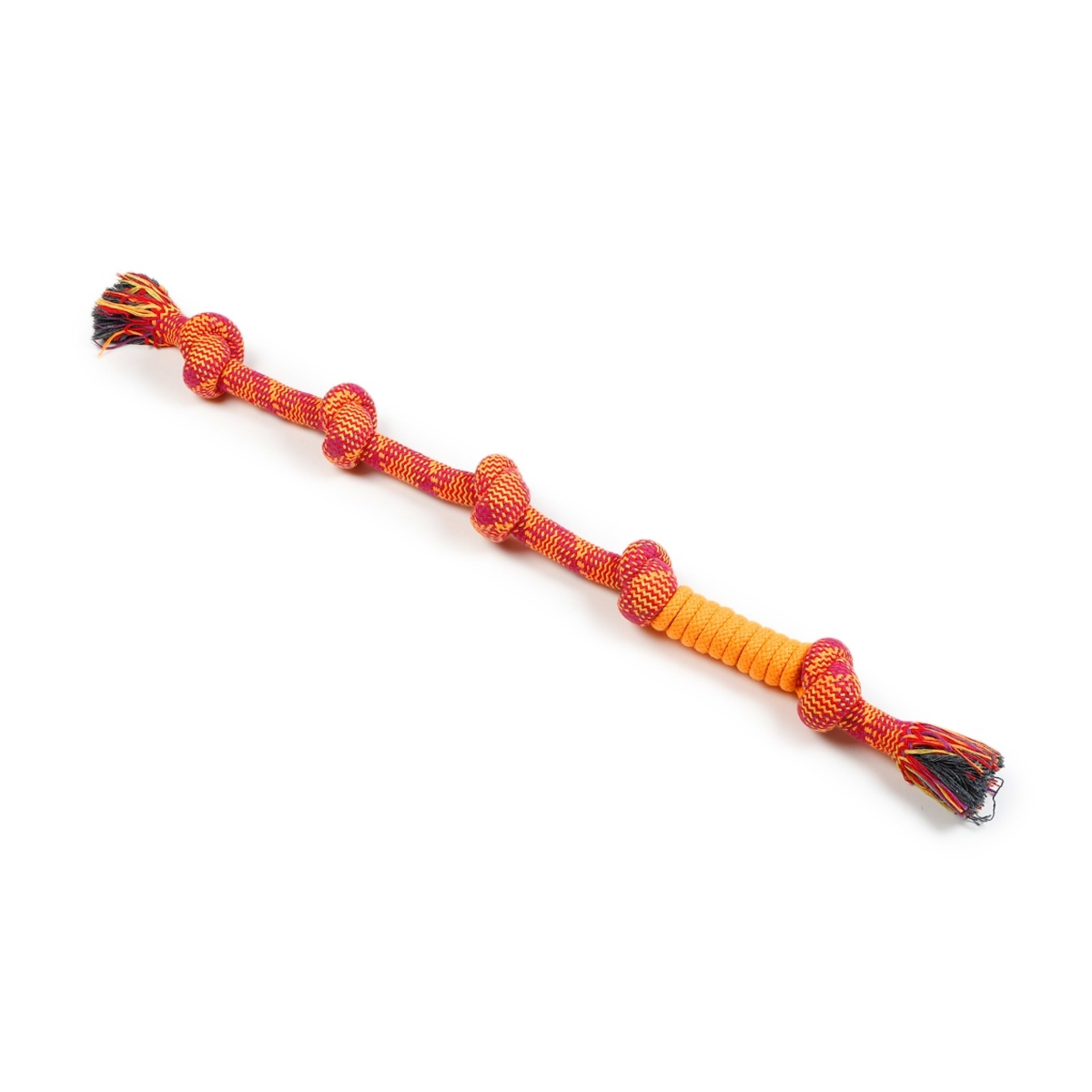 1 Pet Toy Rope 5 Knot Wrapped