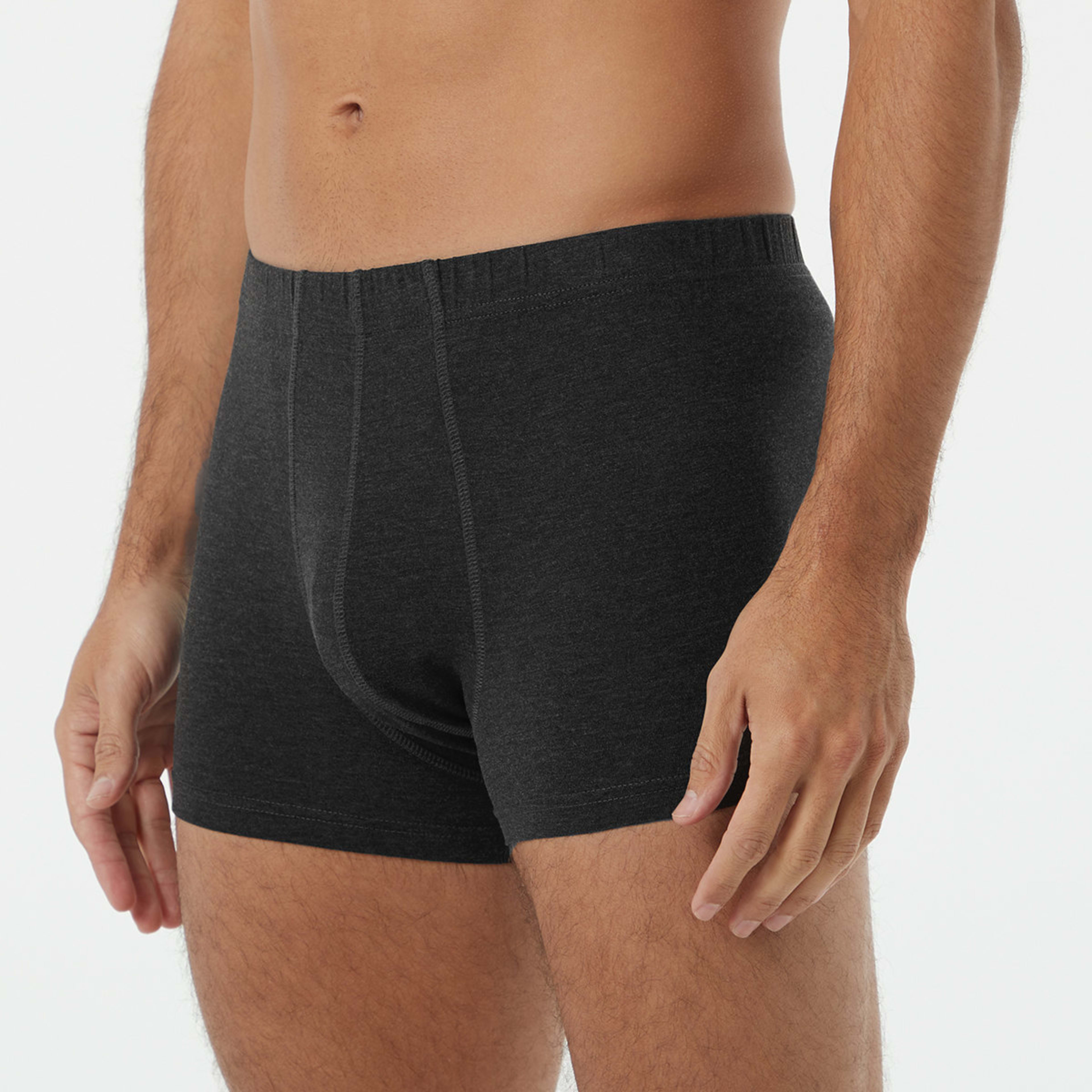 3 5 Pack Tunnel Waistband Trunks Char Marle, 3 of 7