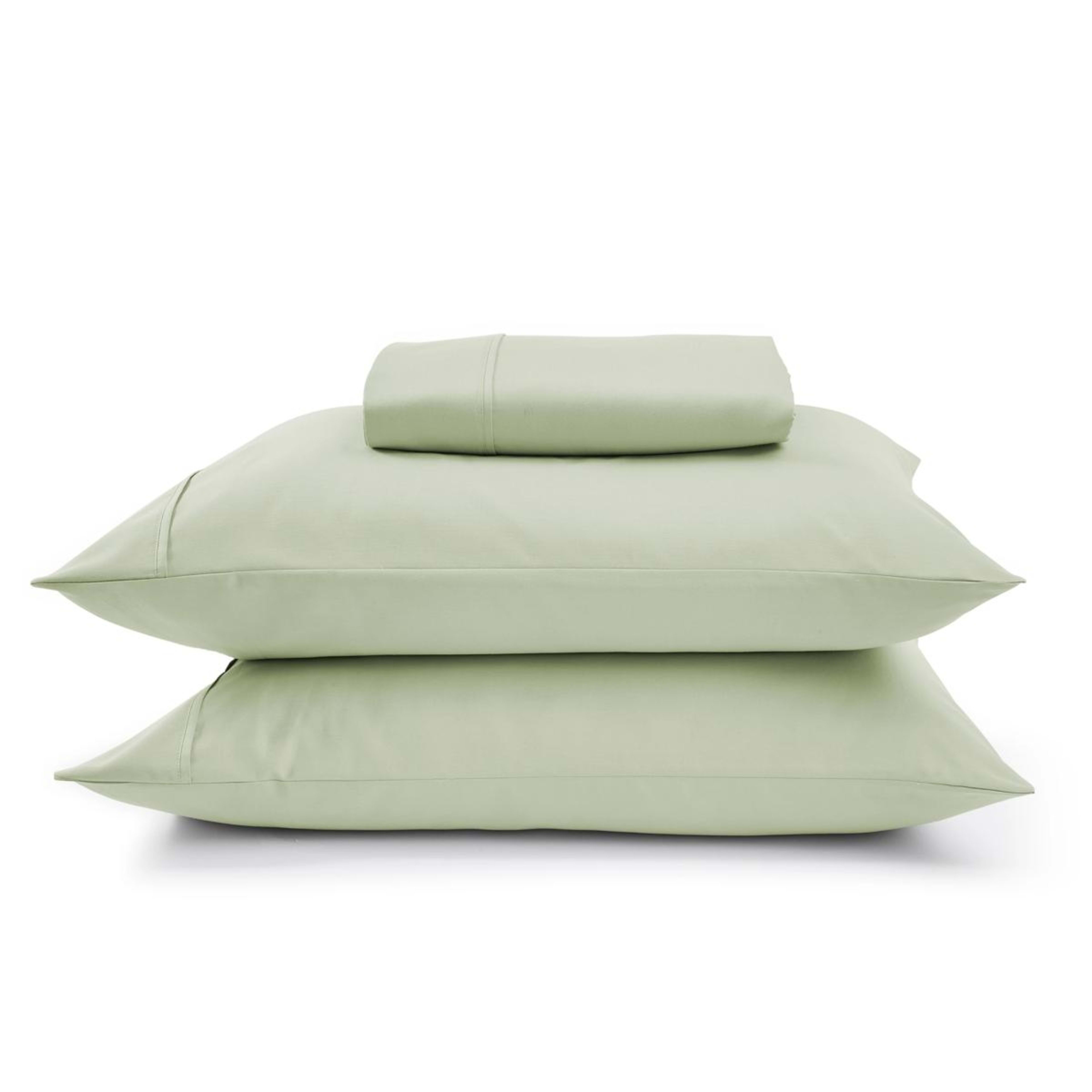 3 1000 Thread Count Cotton Rich Sheet Set - Queen Bed, Sage, 3 of 7