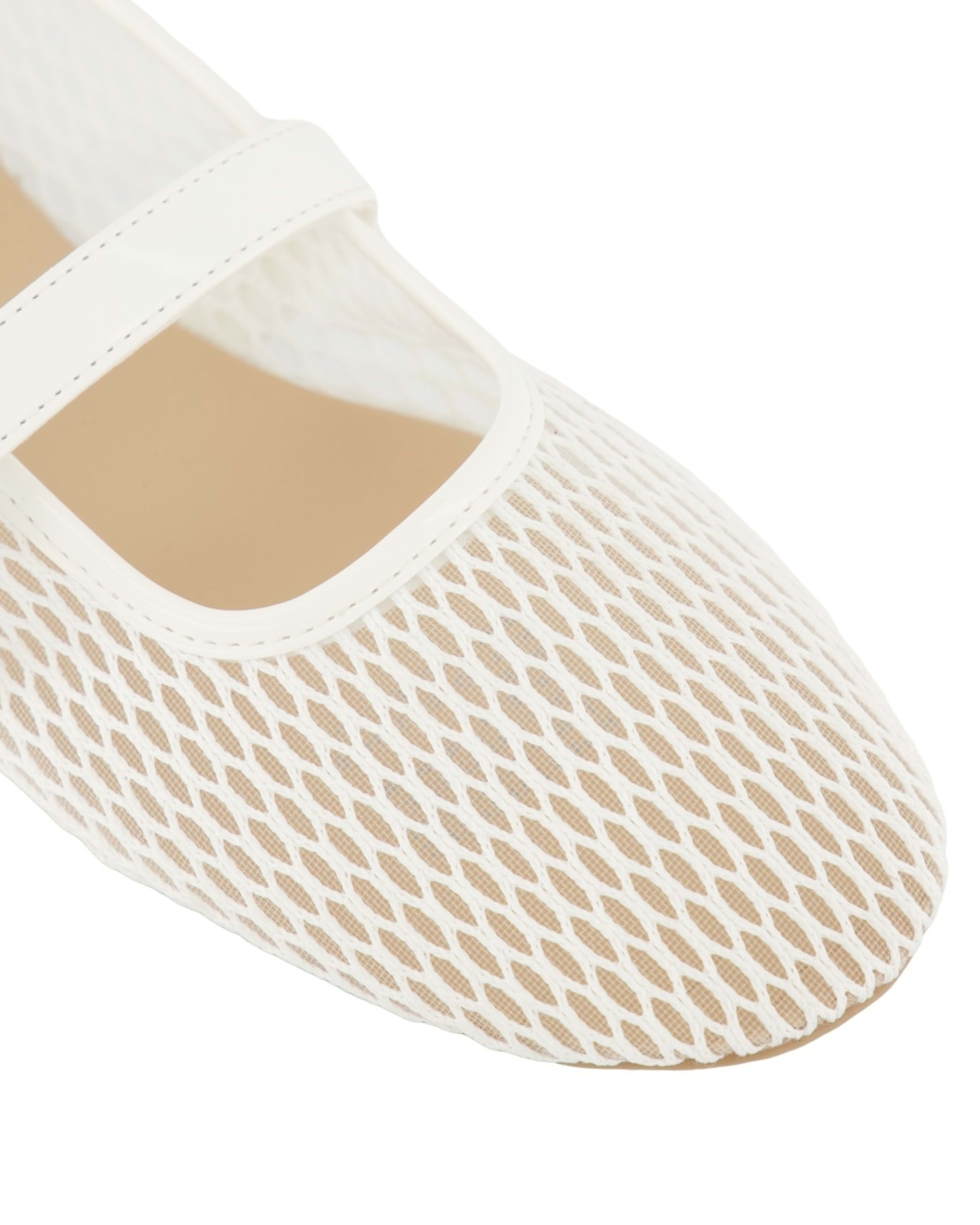 5 Trend Ballet Flats Mesh White, 5 of 6