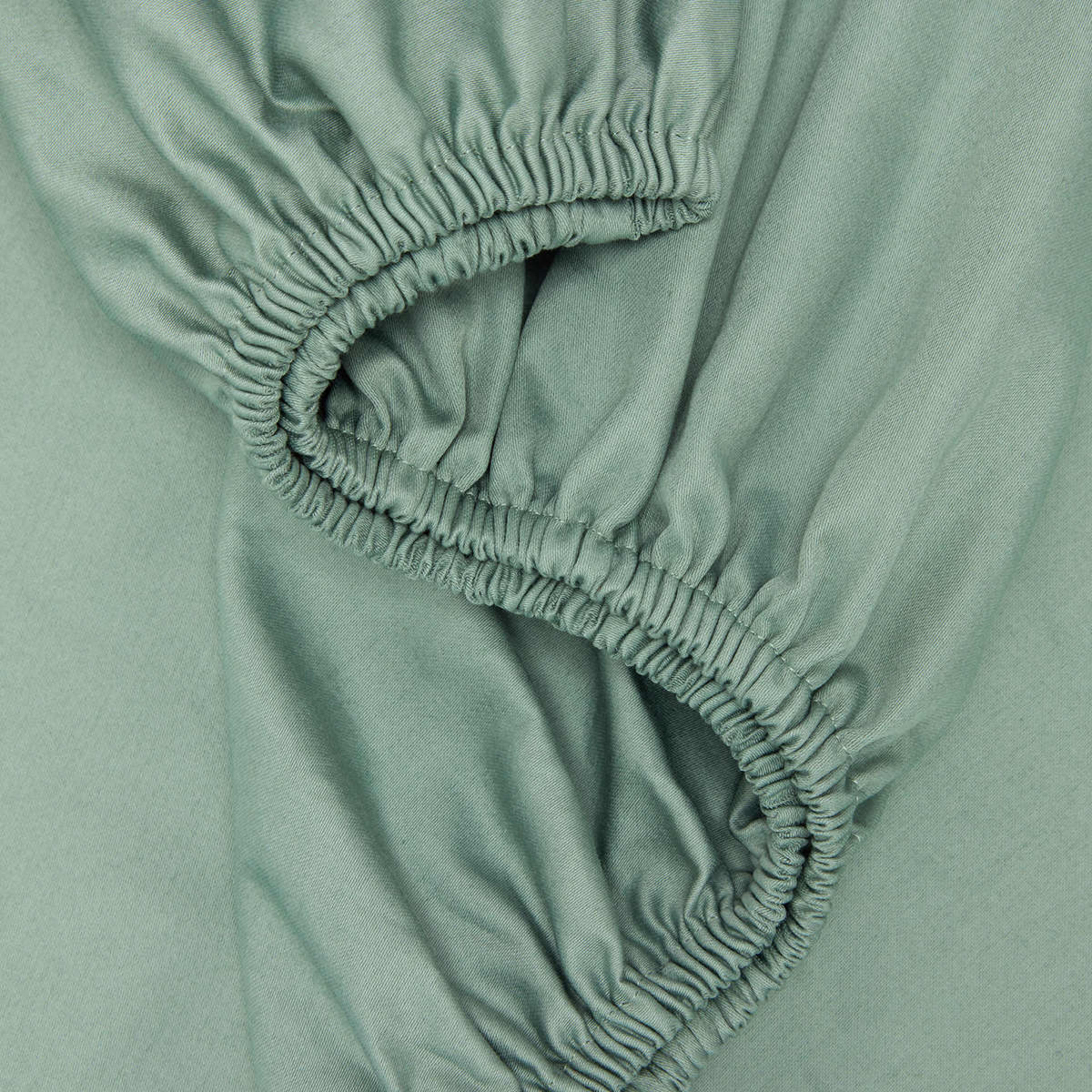 3 500 Thread Count Australian Grown Cotton Sheet Set - Queen Bed, Sage, 3 of 7