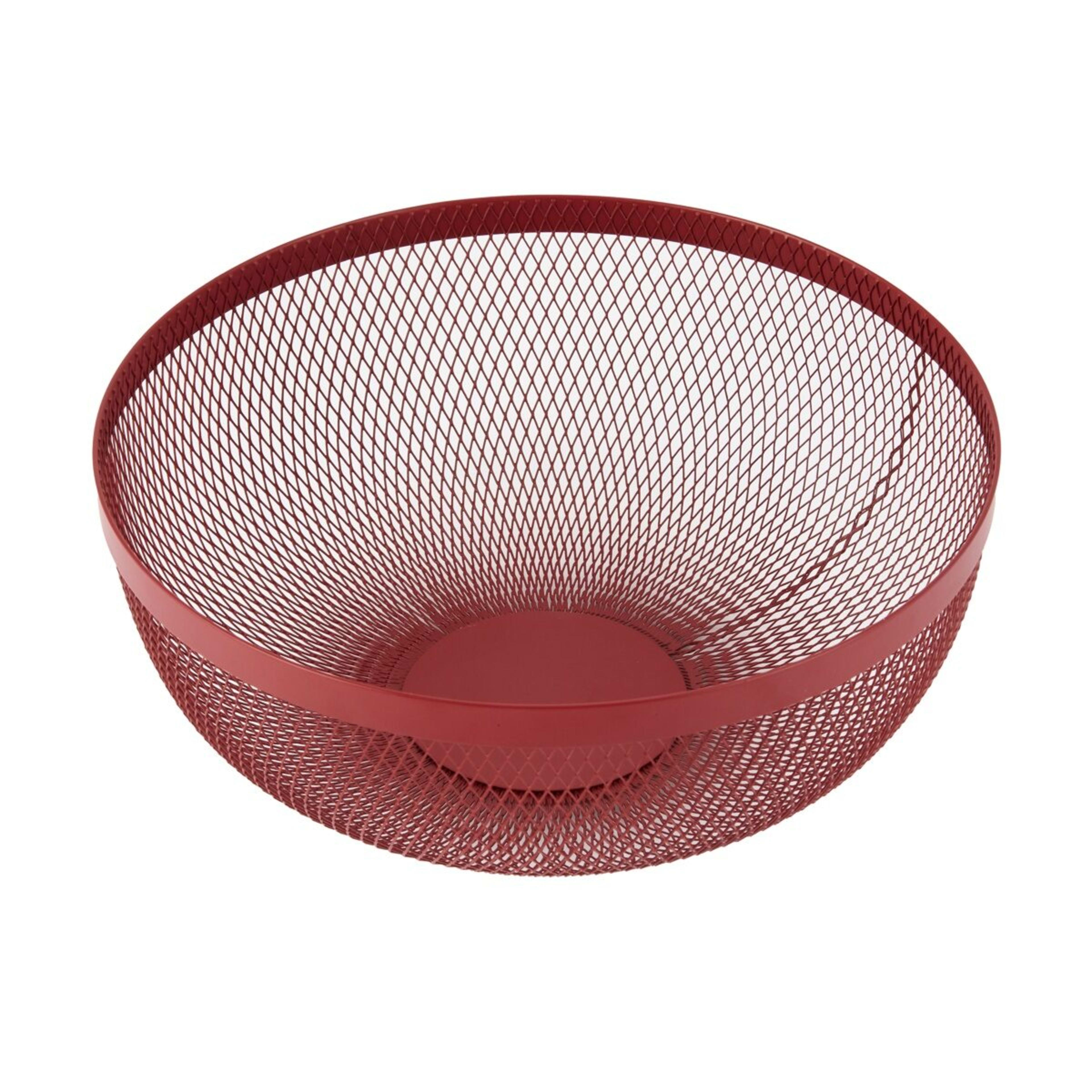 1 Mesh Fruit Bowl - Red