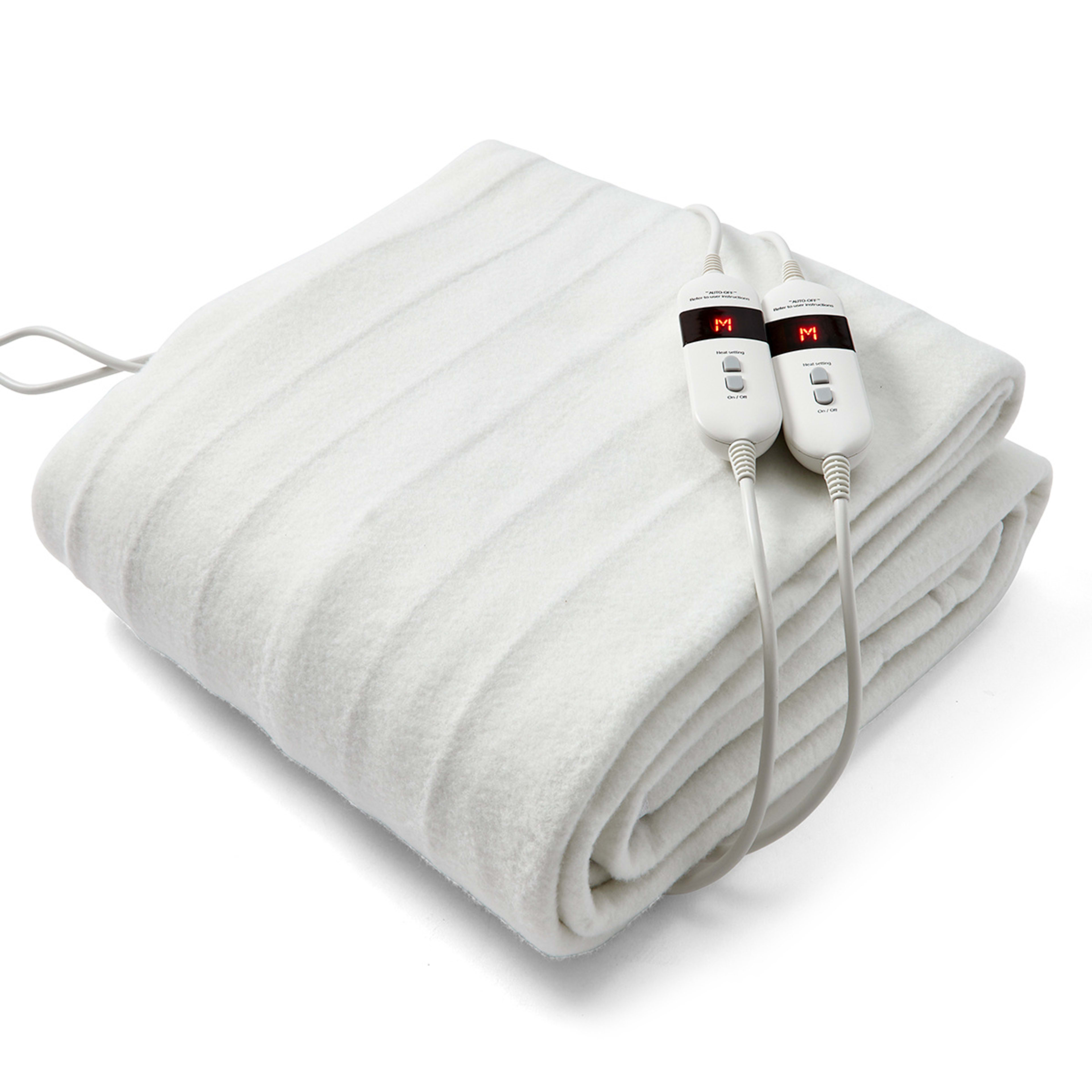 3 Fitted Electric Blanket - Queen Bed, White, 3 of 6