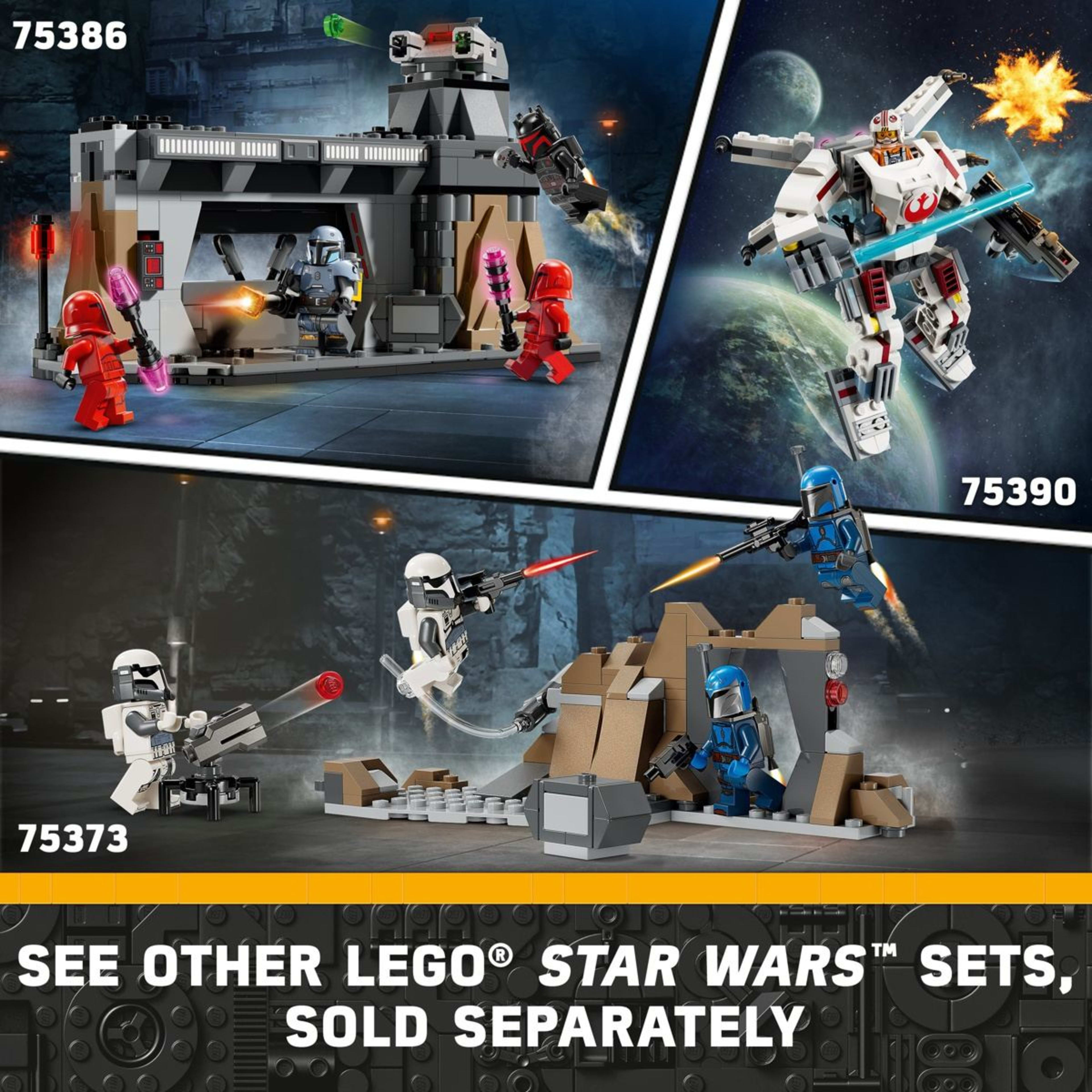9 LEGO Star Wars Mandalorian Paz Vizsla and Moff Gideon Battle 75386, 9 of 11