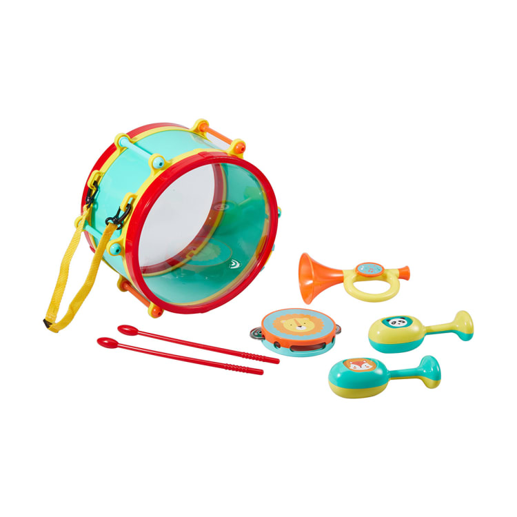 7 Piece Party Drum Set Kmart
