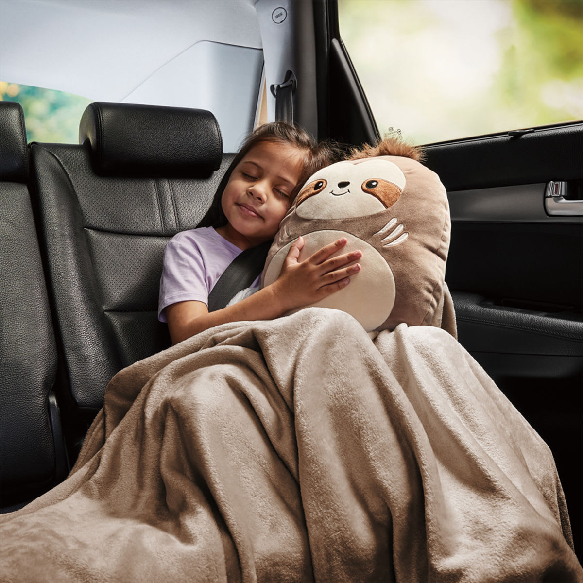 2 in 1 Sloth Travel Blanket and Pillow