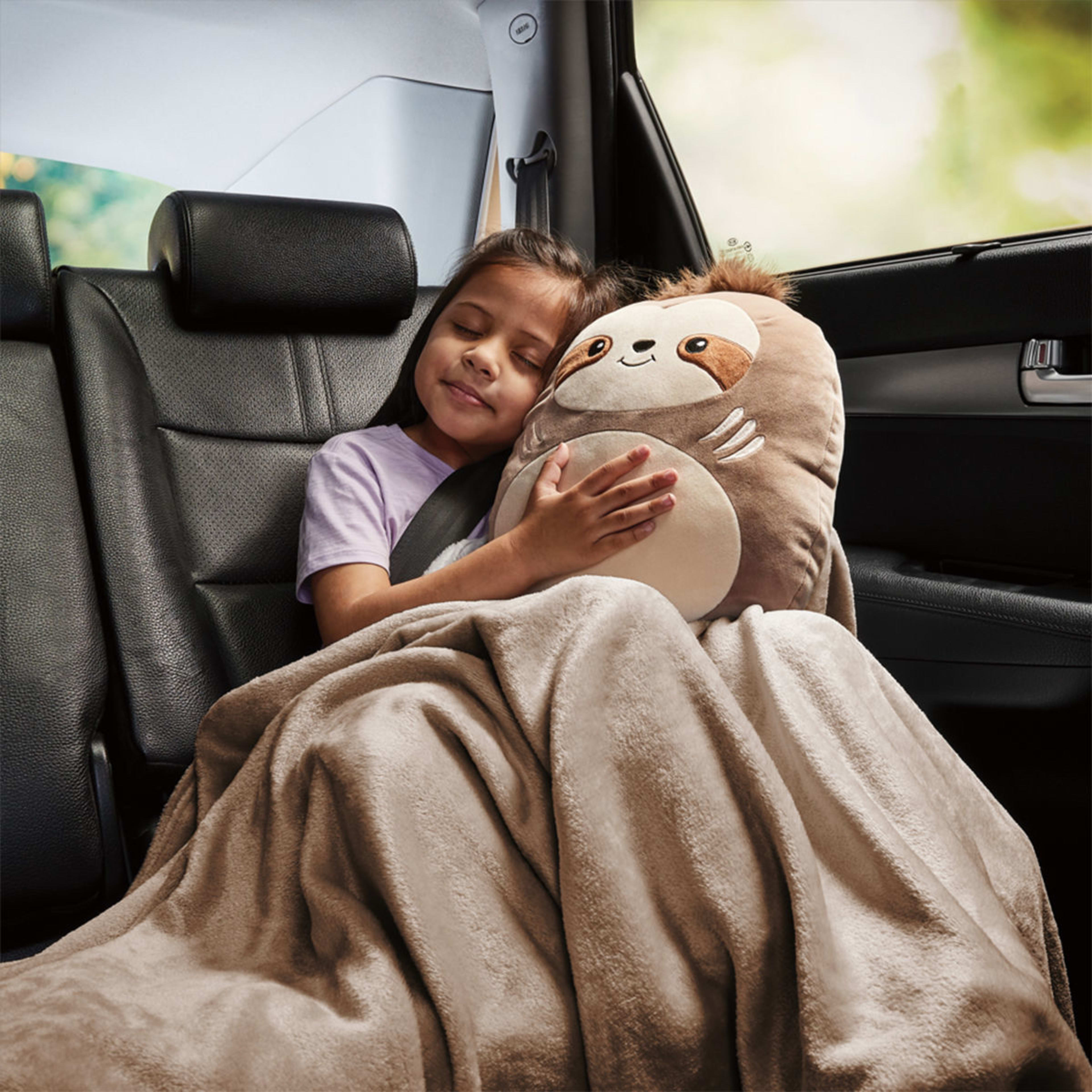 2in1 Sloth Travel Blanket and Pillow Kmart