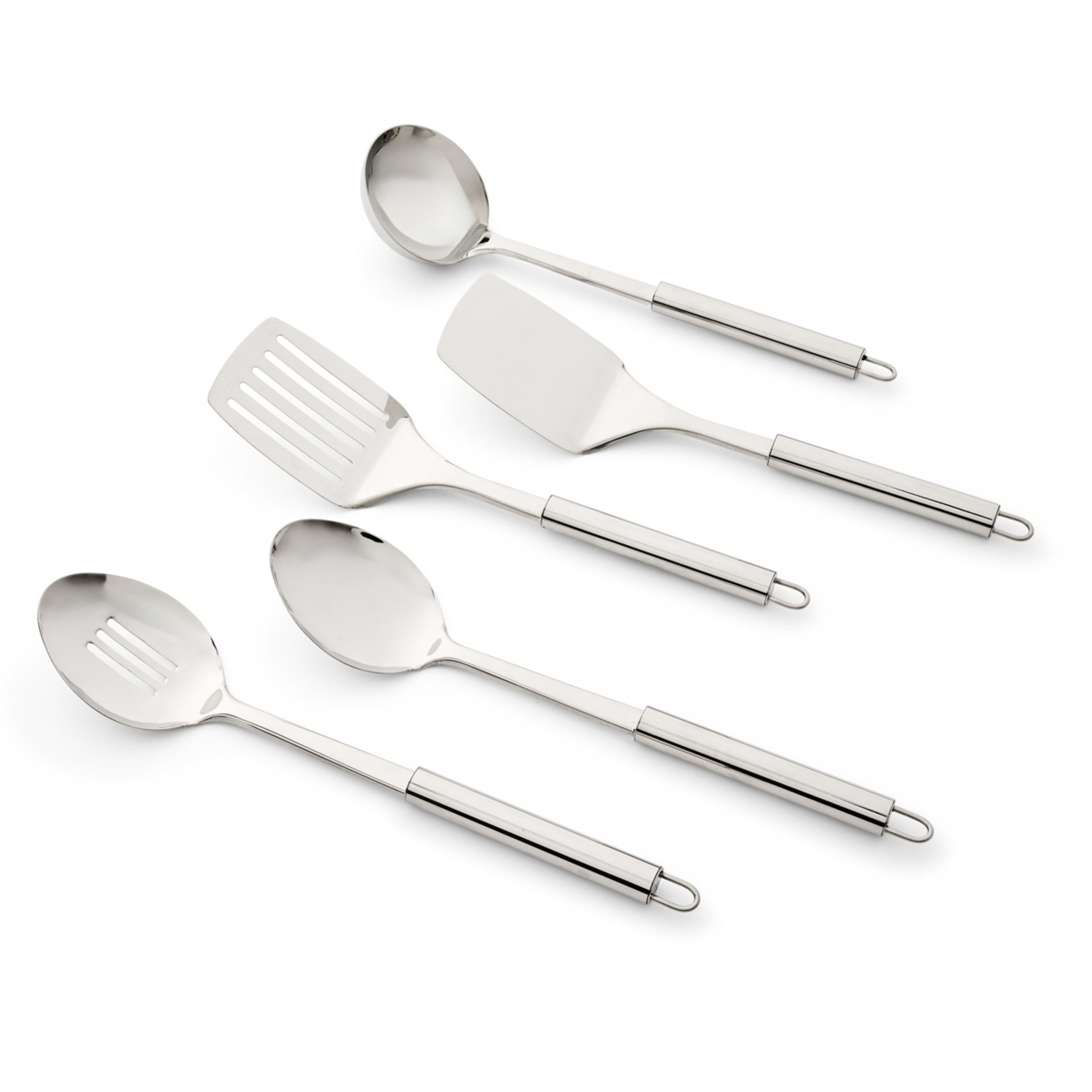 1 5 Piece Stainless Steel Utensil Set, 1 of 8