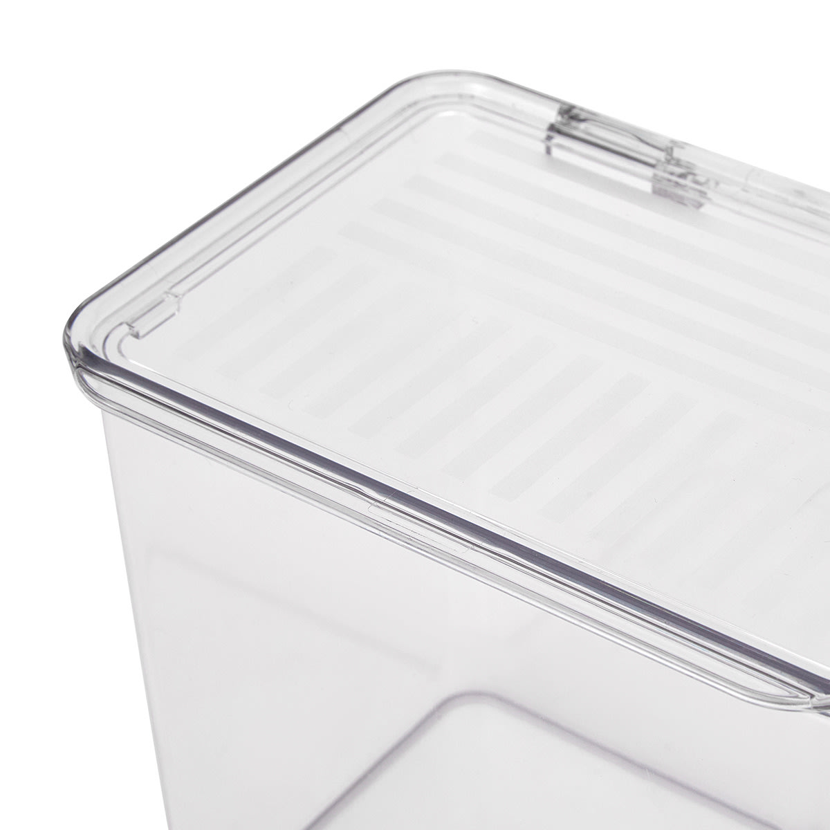 Clear Tall Square Container with Lid Kmart