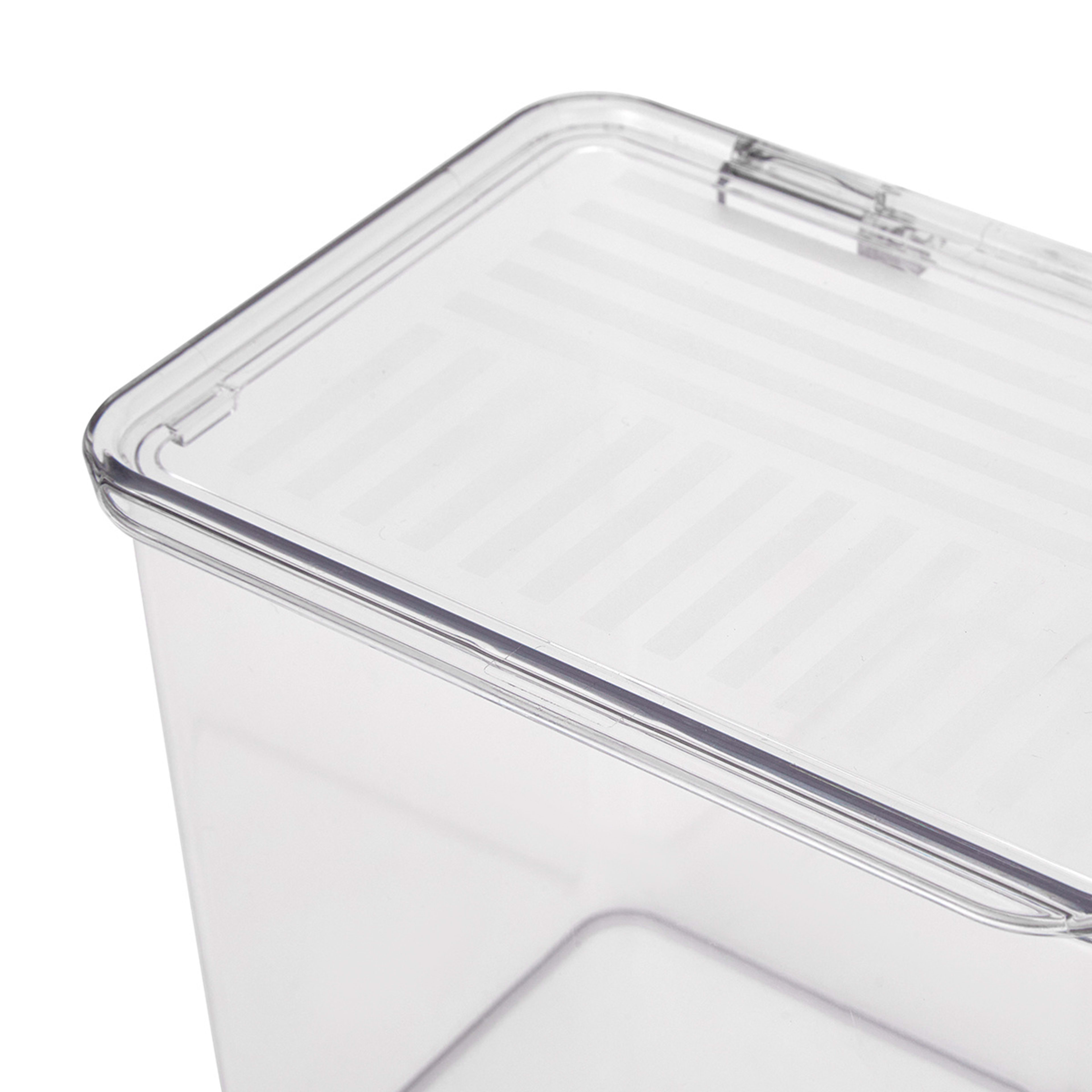 Clear Tall Square Container with Lid Kmart