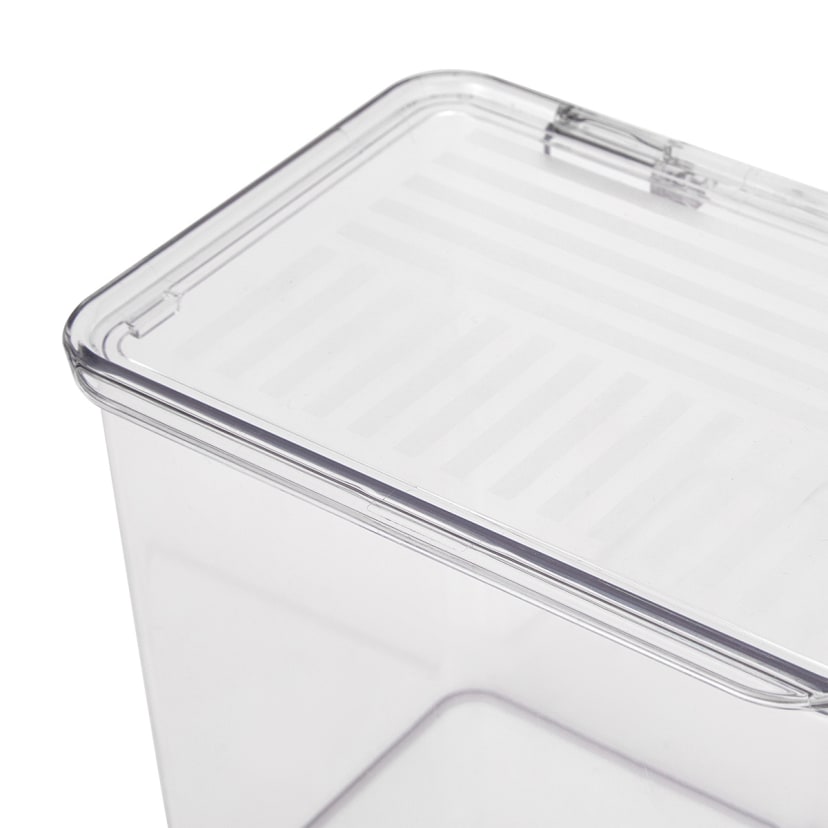 Clear Tall Square Container with Lid Kmart