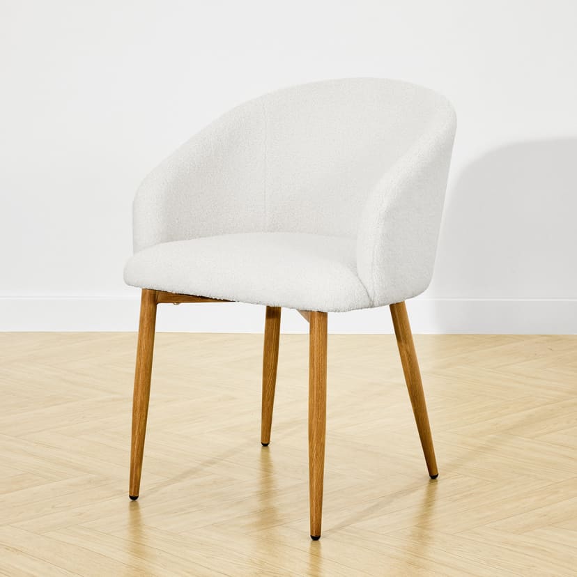 Noah Boucle Chair - Kmart