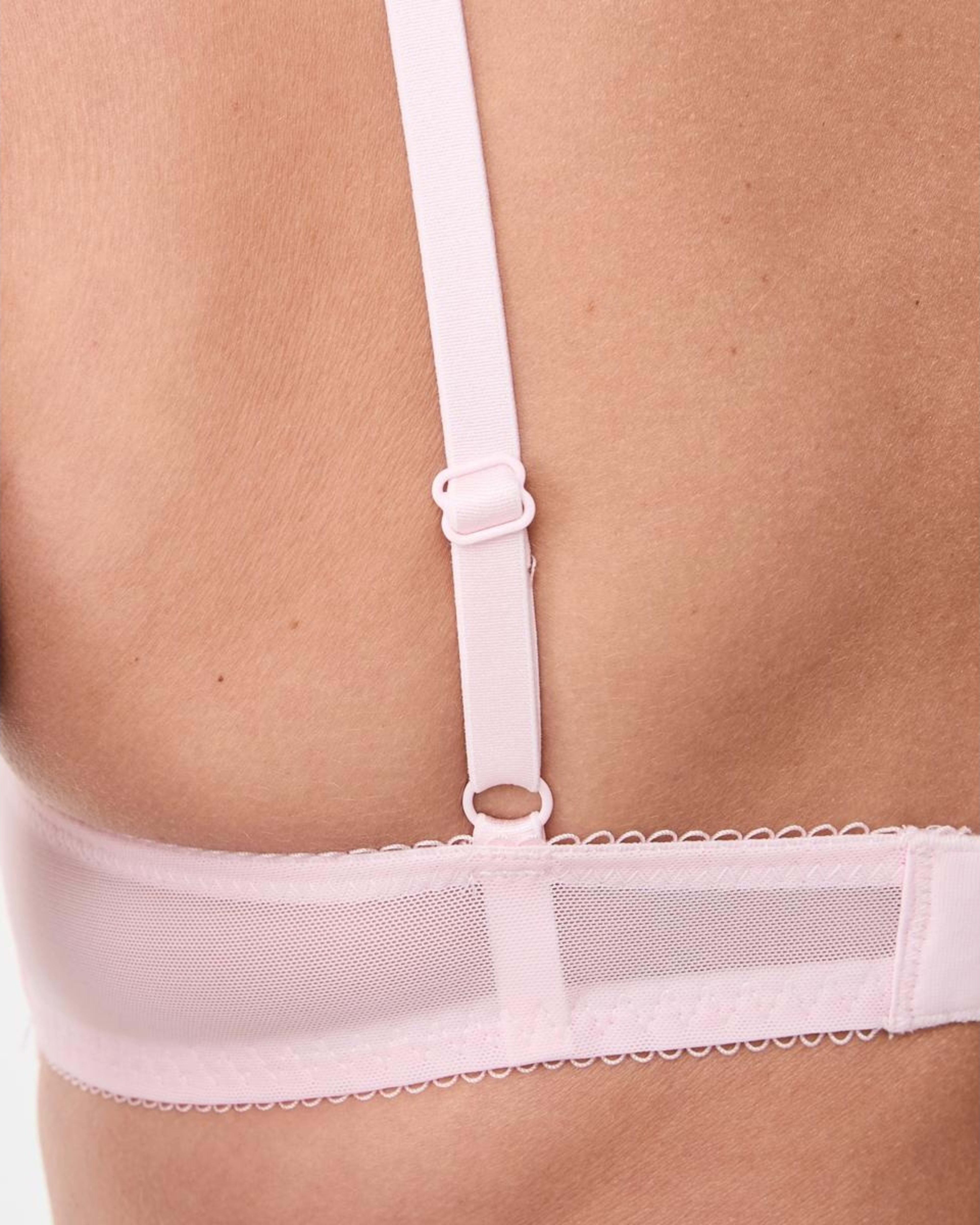 7 Co-ordinated Eyelash Lace Push up Bra Bllet Pink, 7 of 8