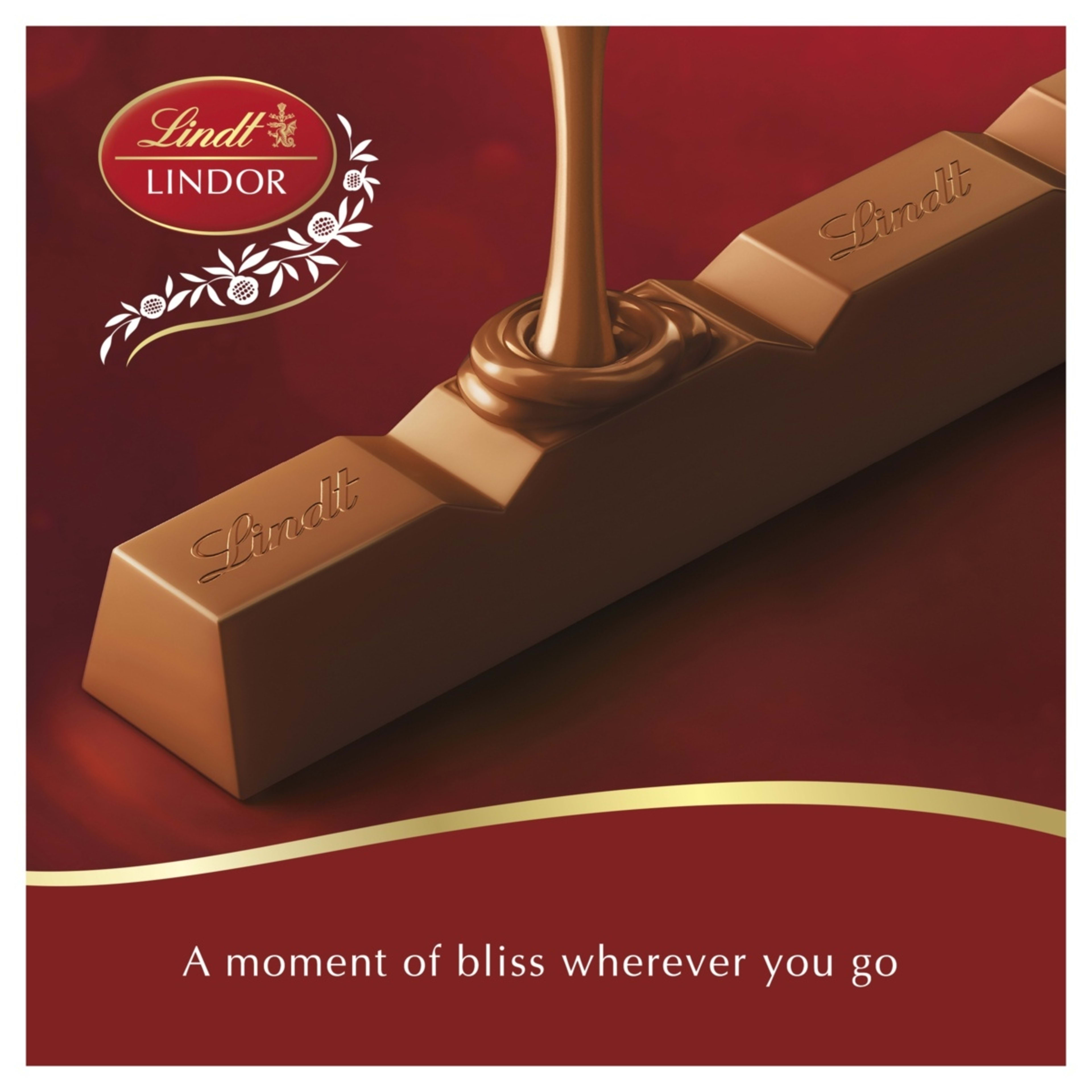 5 Lindt LINDOR Milk Chocolate Bar 38g, 5 of 5