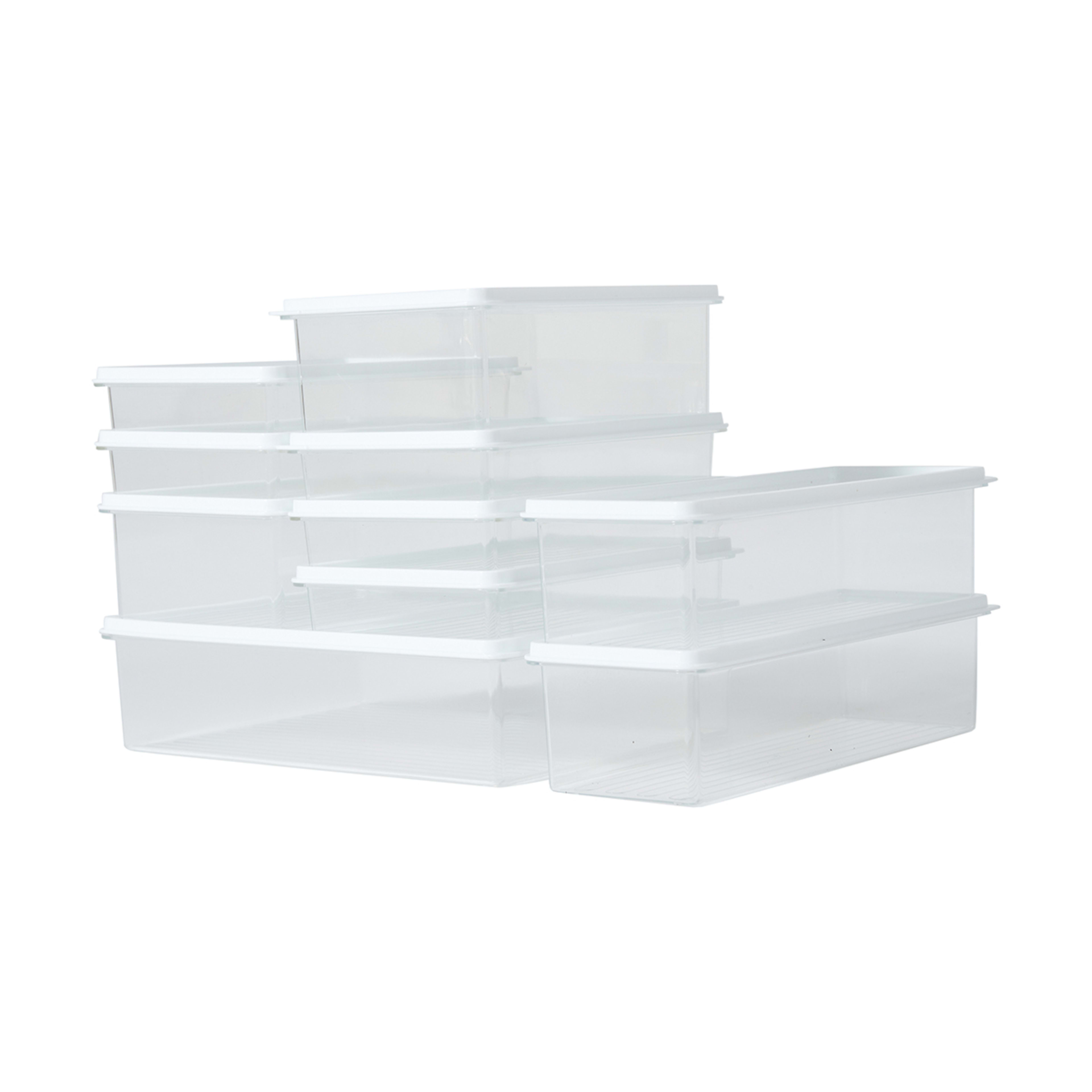 3 10 Piece Fridge/Freezer Storage Container Set, 3 of 10