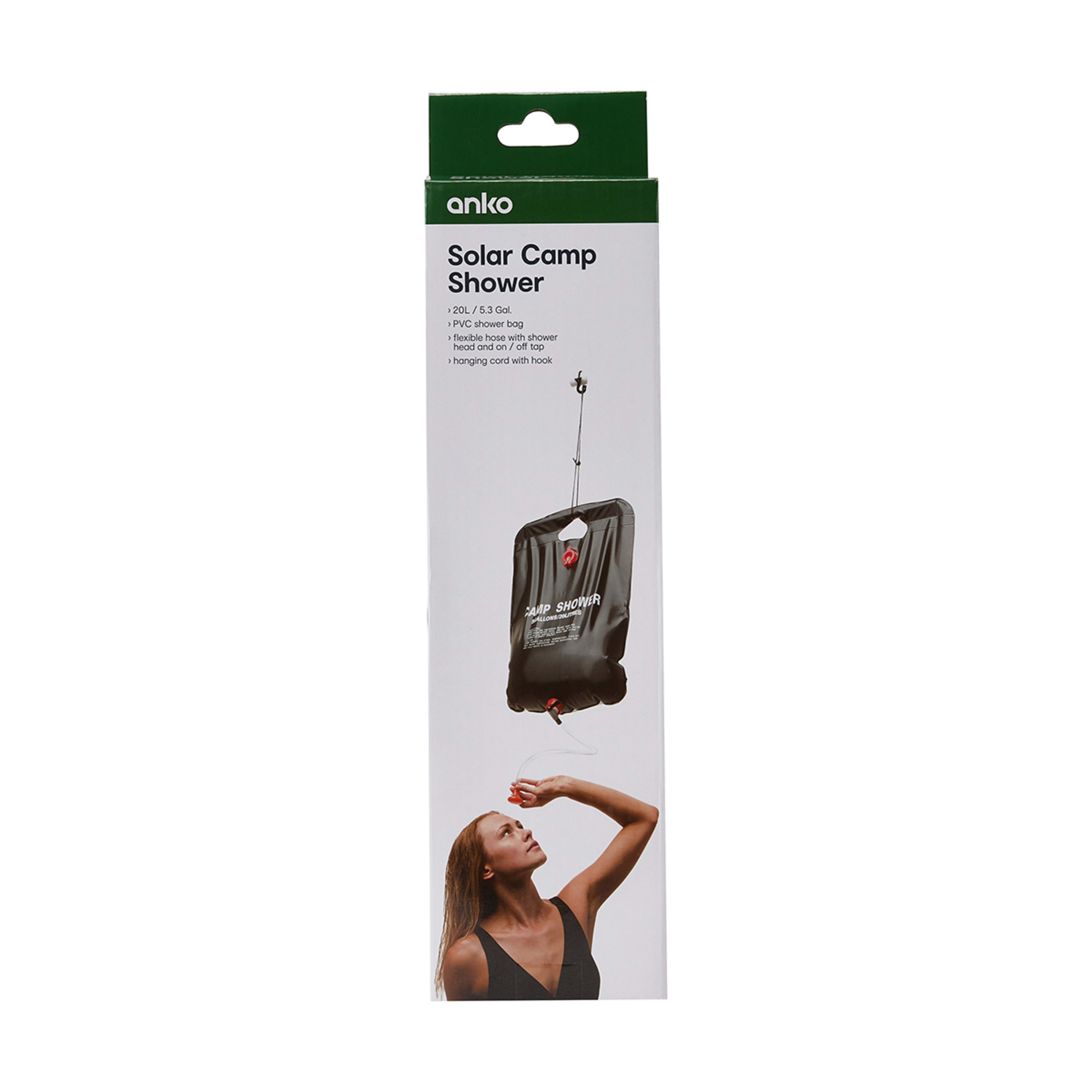 20L Solar Camp Shower Kmart