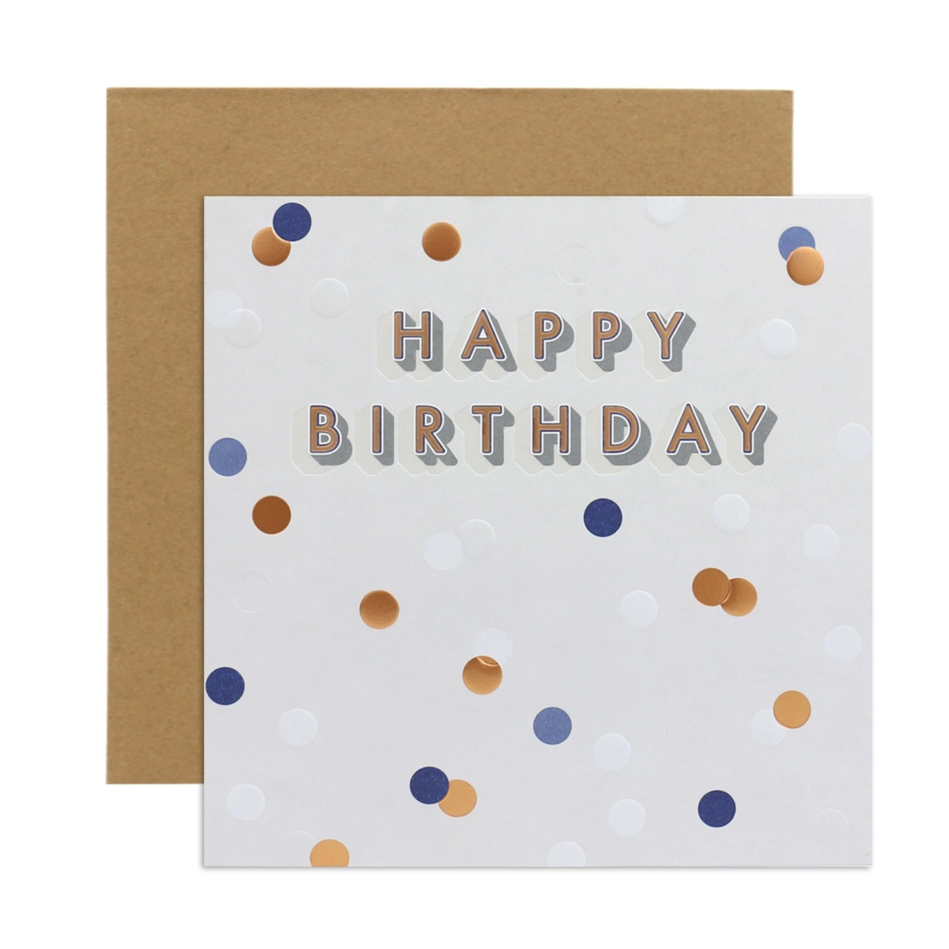 1 Hallmark Birthday Card - Stylish Spots