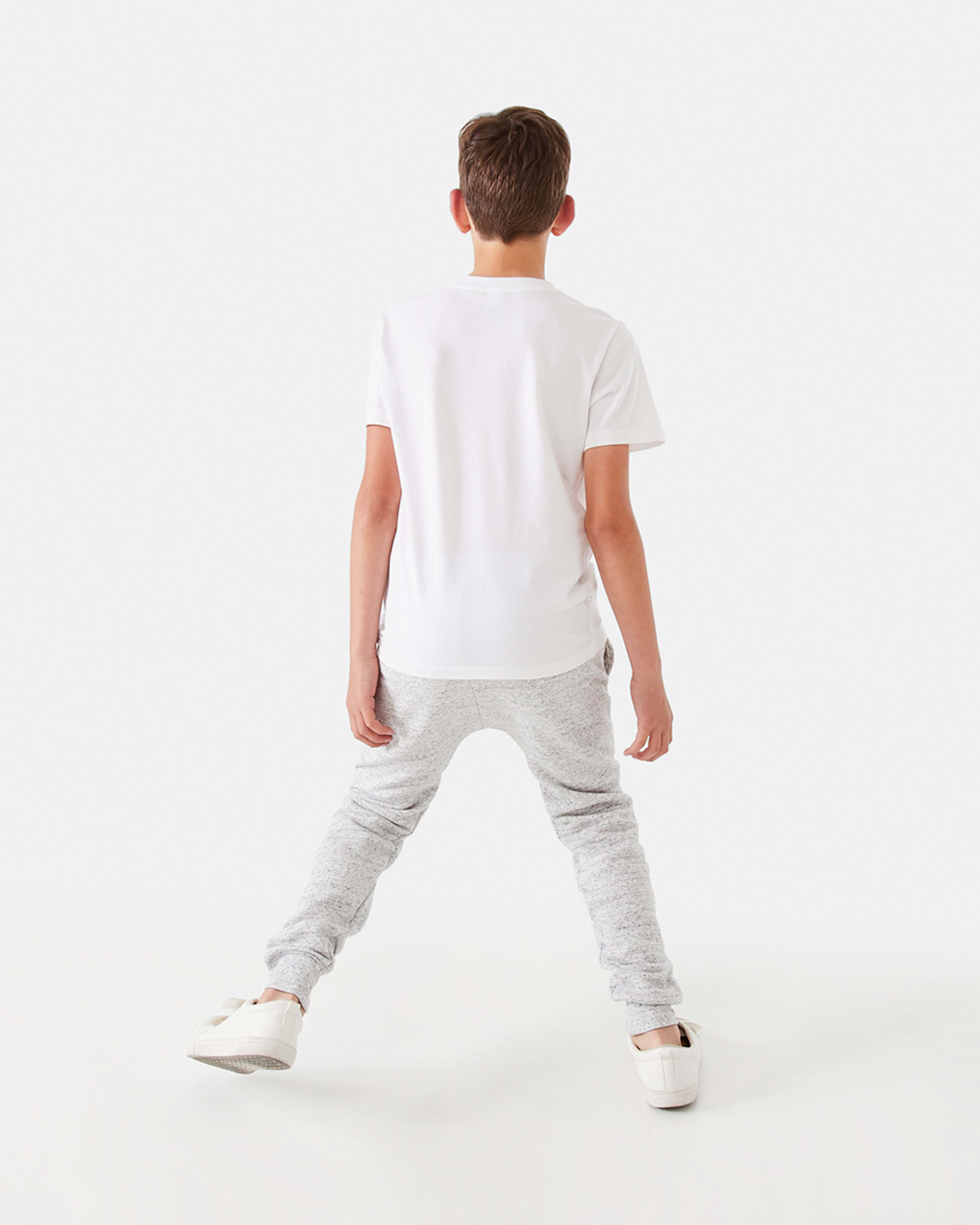 6 Heavy Fleece Trackpants Lt Gry Mar, 6 of 8