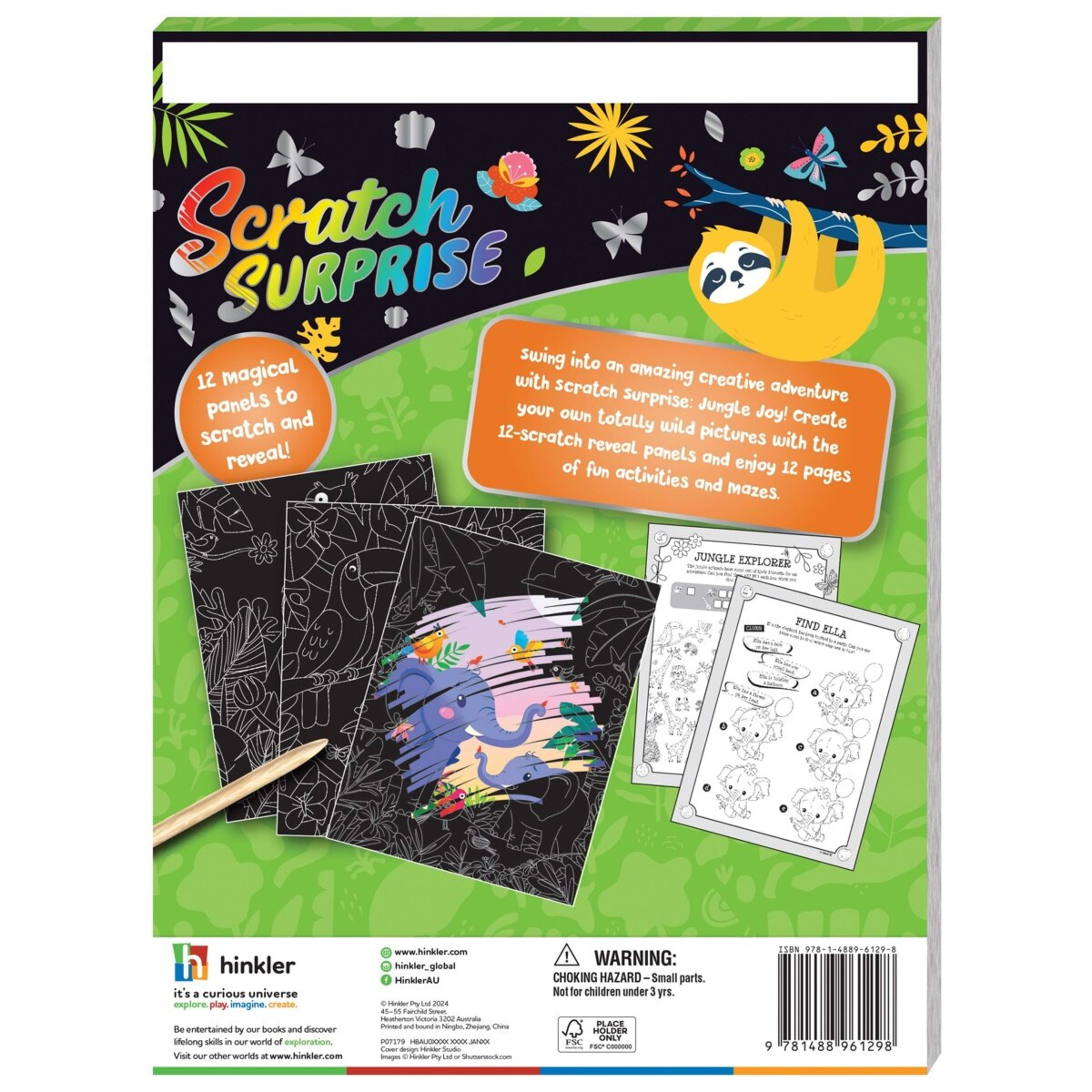 5 Scratch Surprise Jungle Joy​​ - Book, 5 of 5