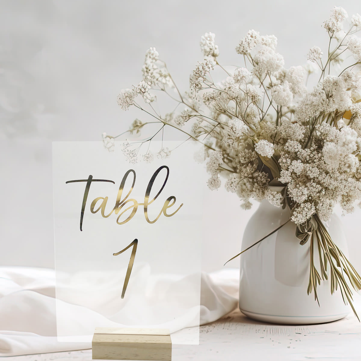 2 Pack A5 Acrylic Signs with Wooden Bases Kmart NZ