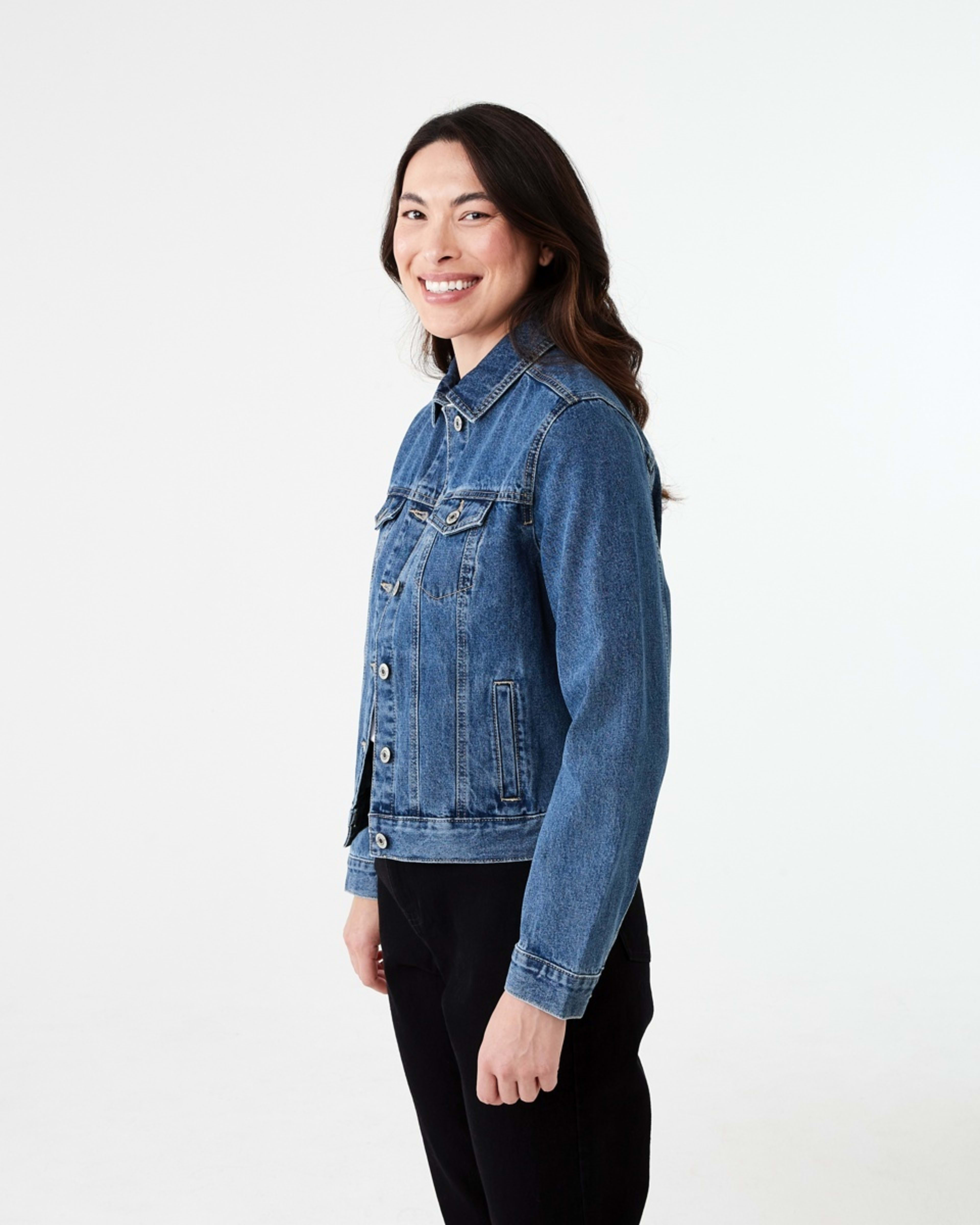 3 Denim Jacket Dark Wash, 3 of 7