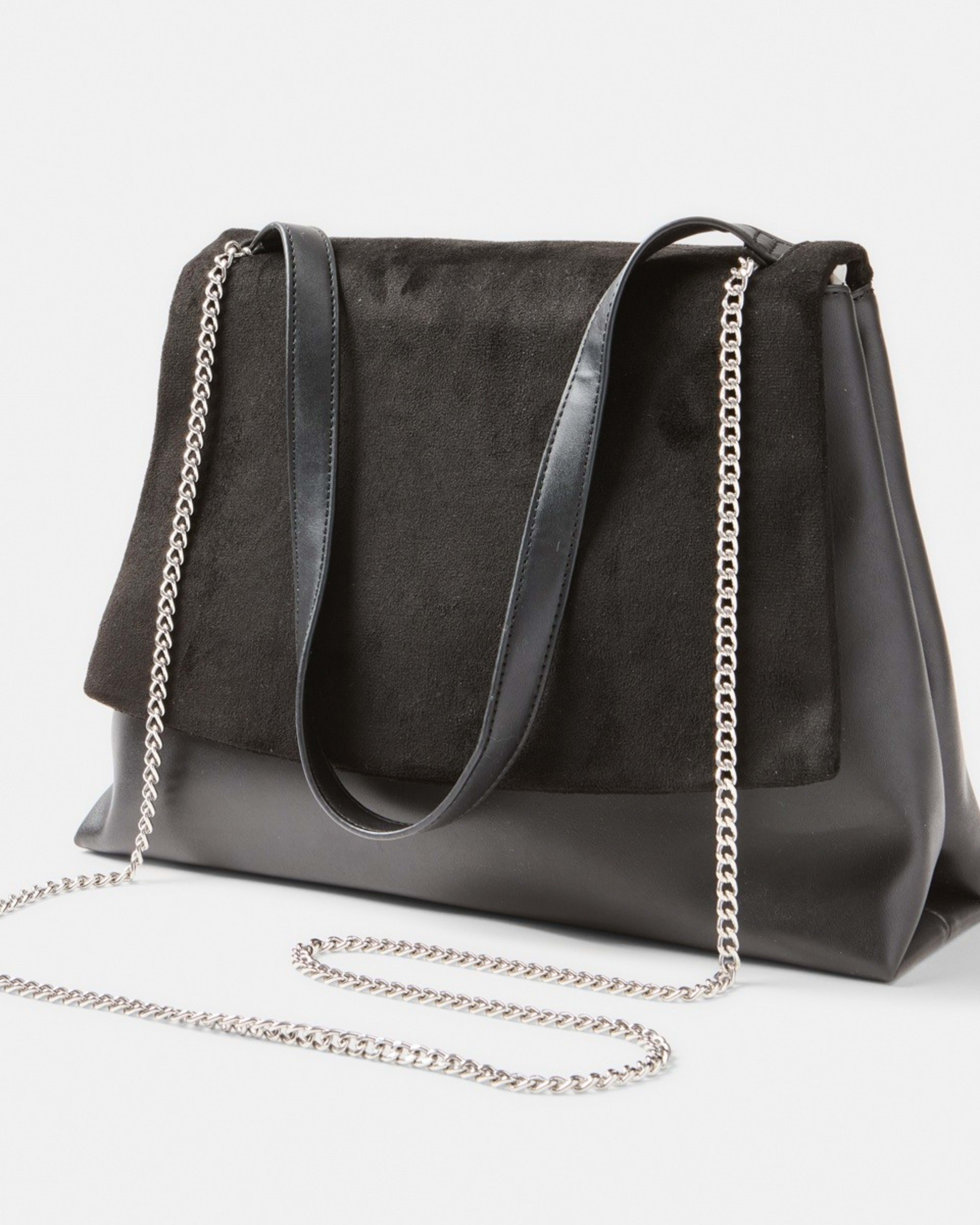 2 Front Flap Crossbody Bag Black, 2 of 6