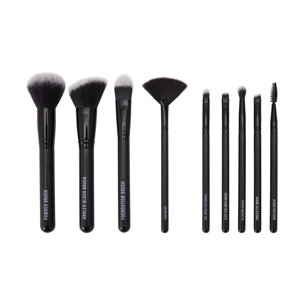 OXX Cosmetics Ultimate Makeup Brush Set - Black - Kmart