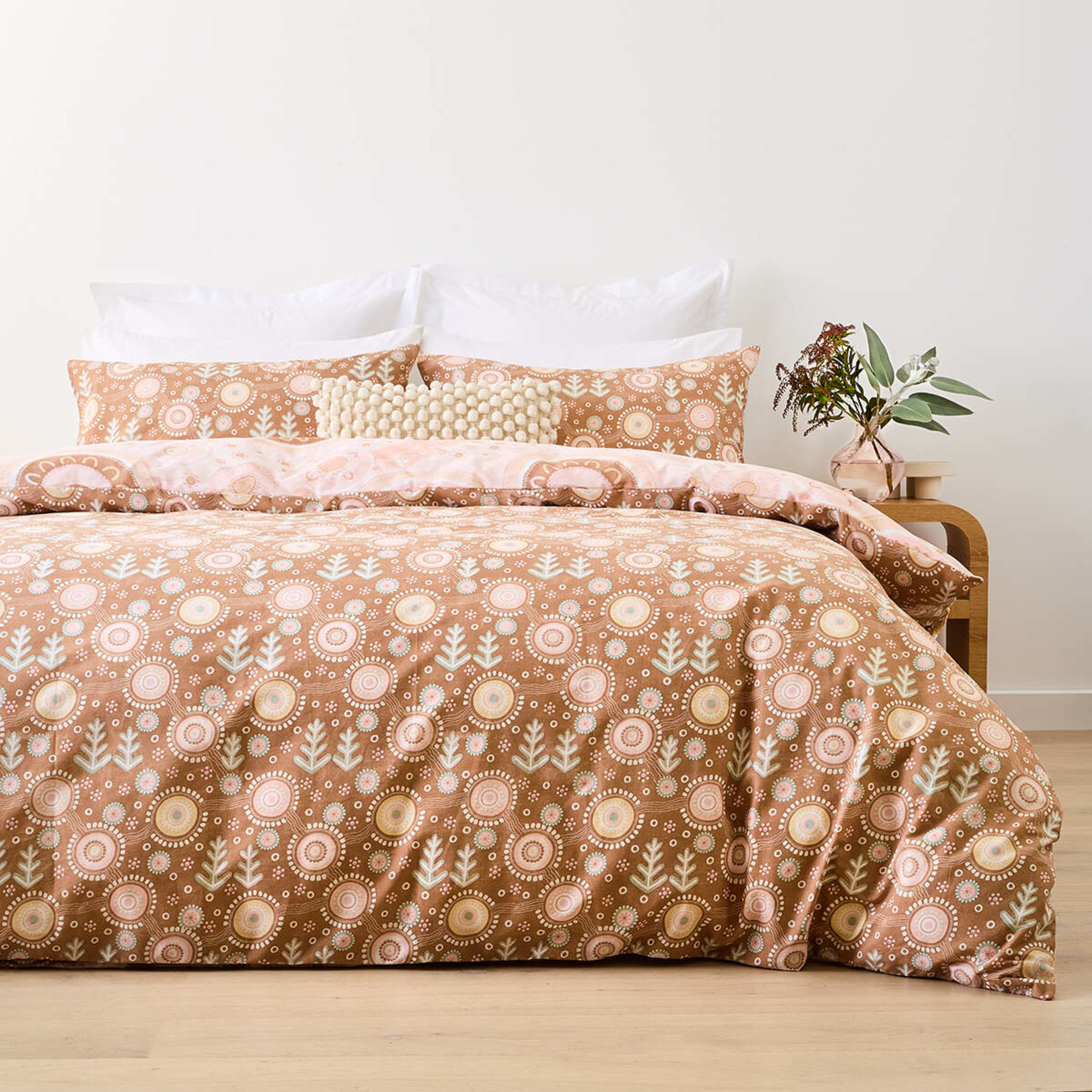2 Dyurali Budyari Cotton Rich Reversible Quilt Cover Set - Queen Bed, 2 of 7
