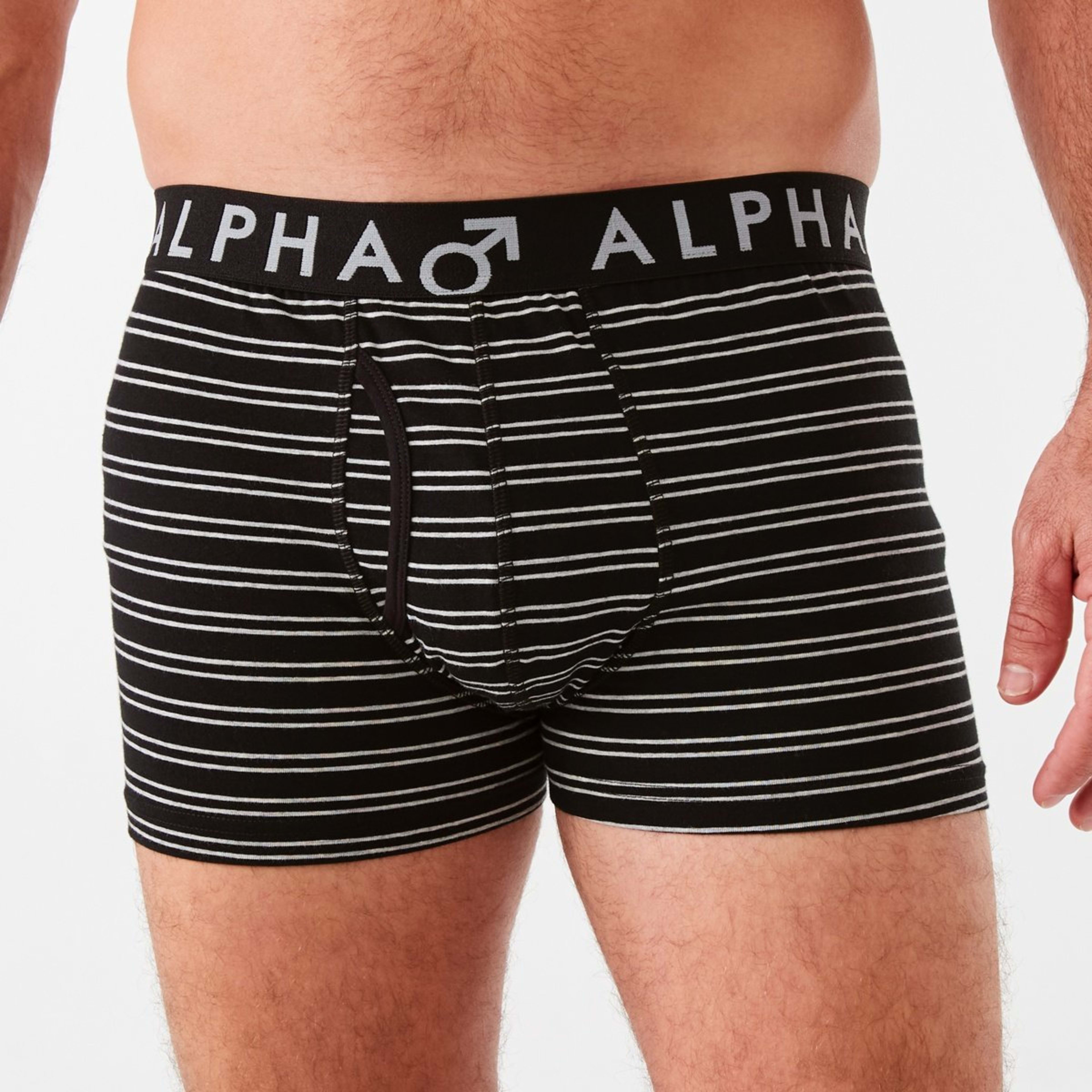 2 3 Pack Fly Front Stripe Trunks Speedster Stripe, 2 of 8
