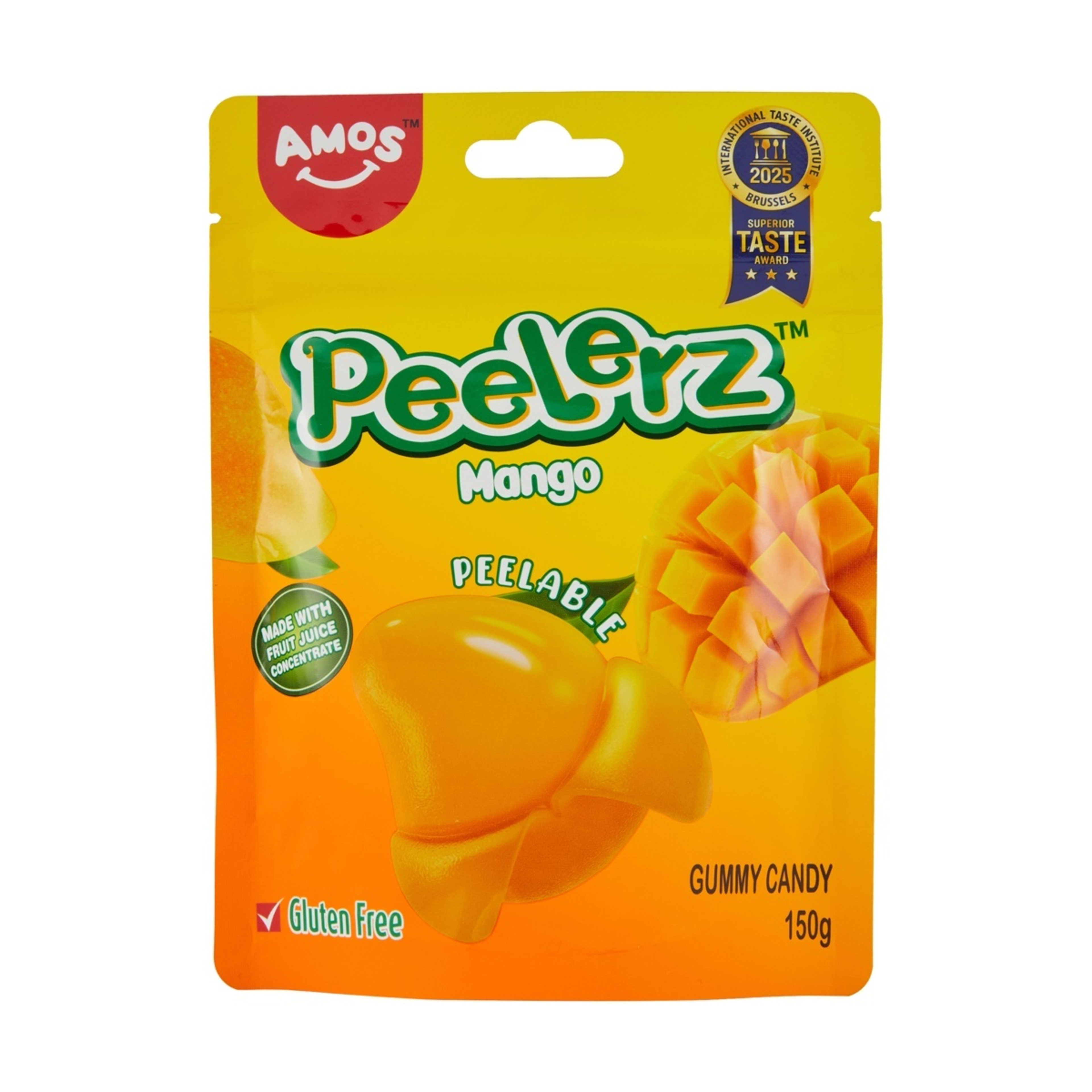 1 Amos Peelerz Mango Gummy Candy 150g, 1 of 3