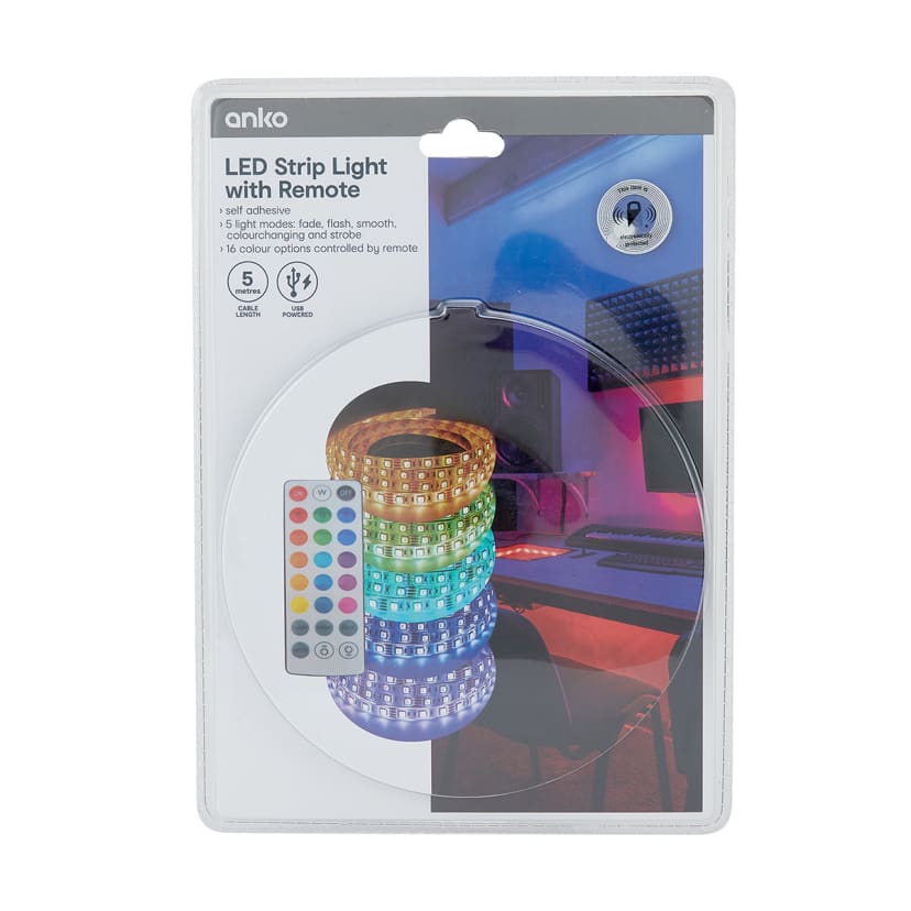 5m LED Strip Light Kmart