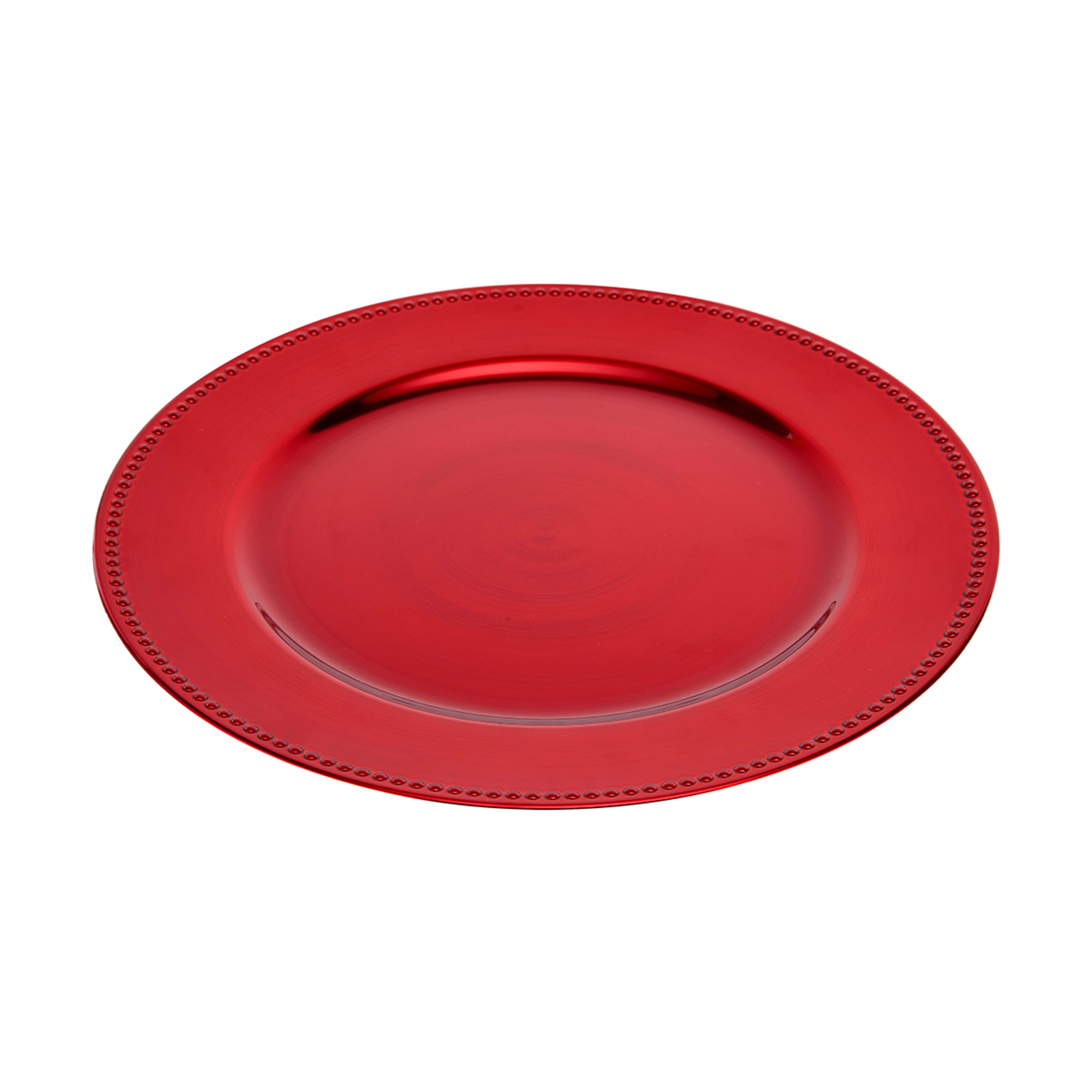 Red Charger Plate Kmart