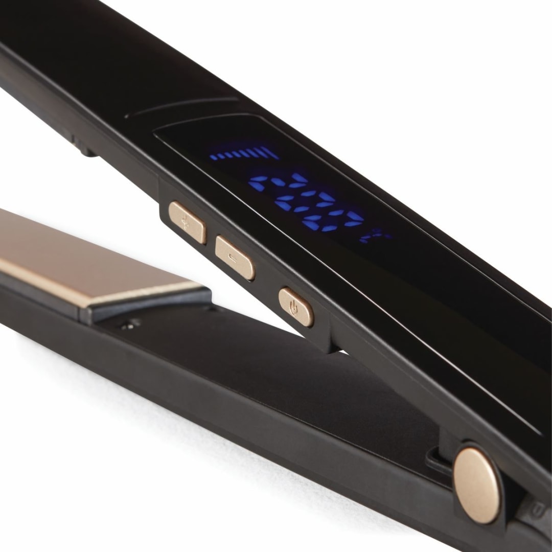 LCD Hair Straightener Black Kmart