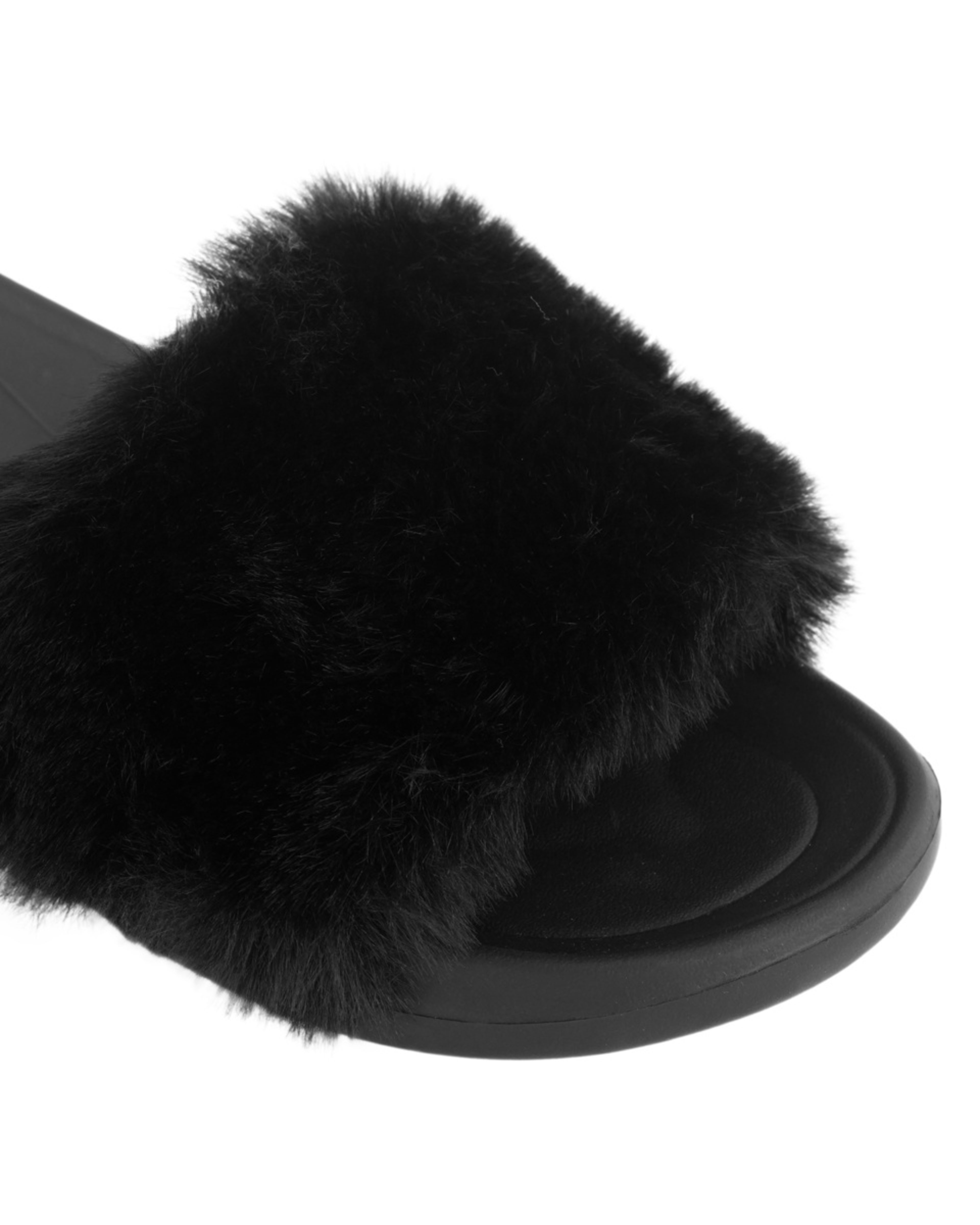 3 One Band Slipper Slides BLACK, 3 of 3