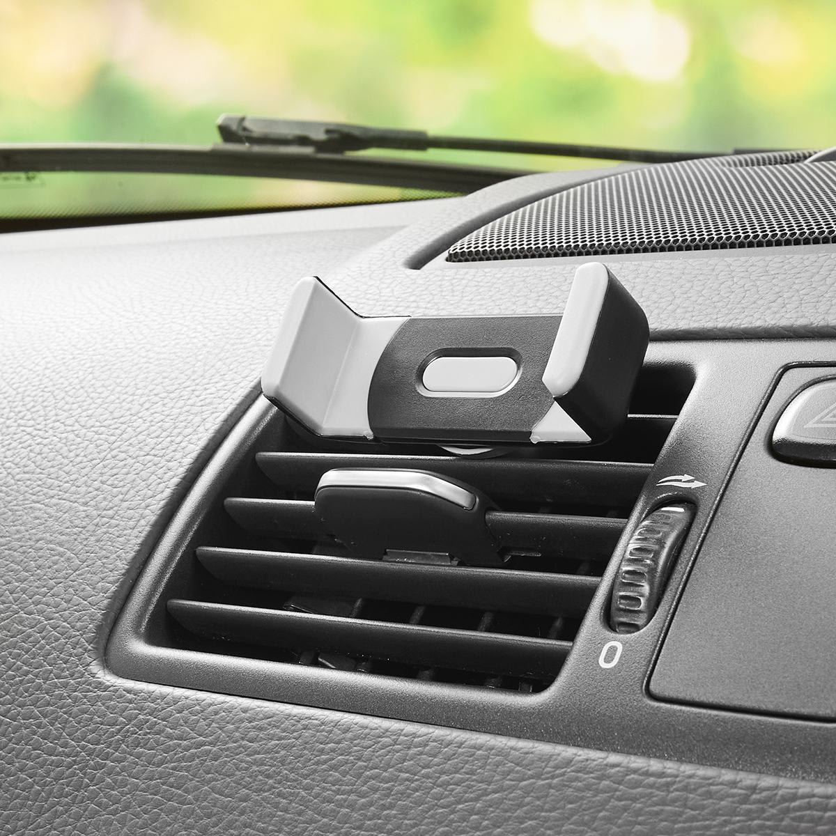 Car Air Vent Phone Holder Black & Grey Kmart