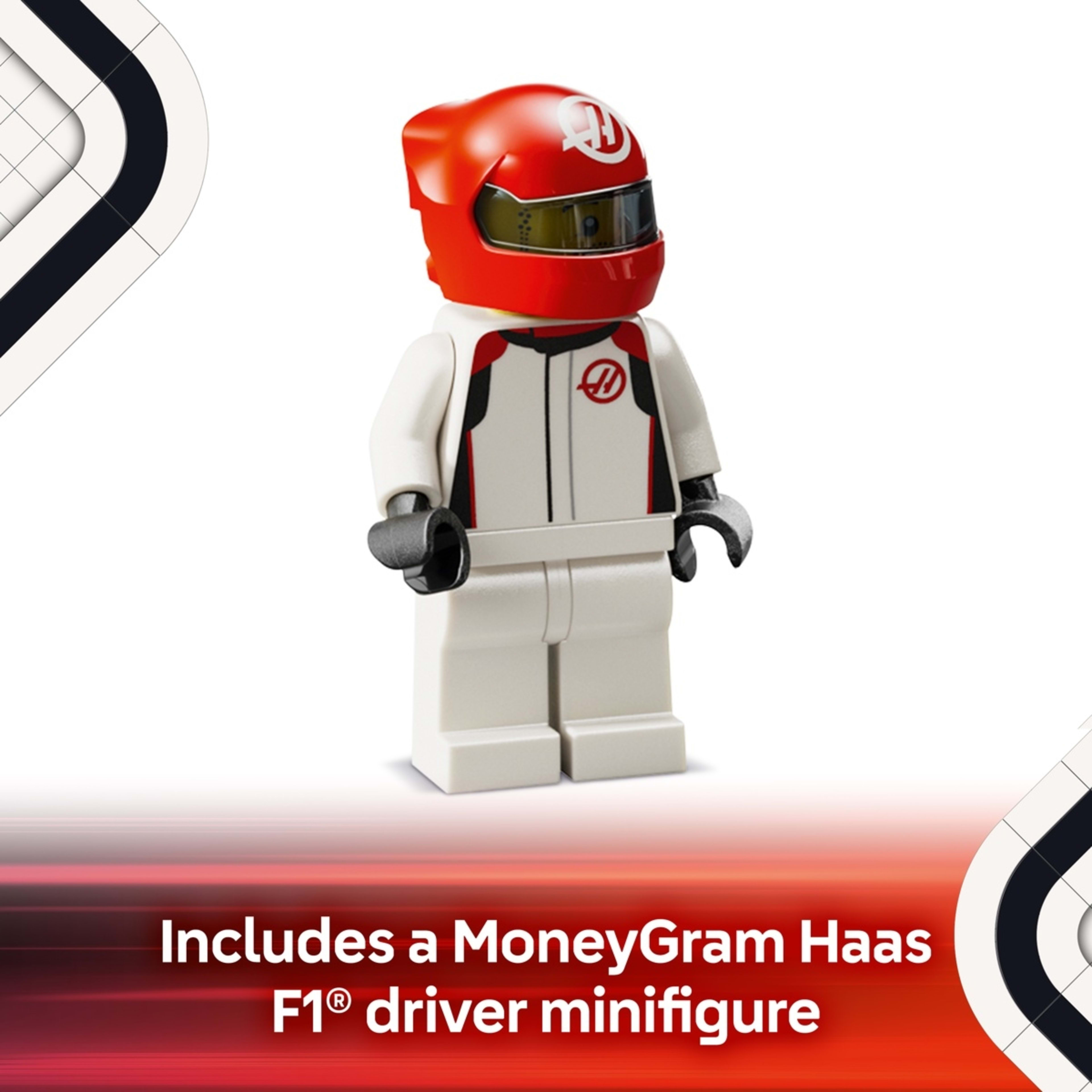 6 LEGO Speed Champions MoneyGram Haas F1 Team VF-24 Race Car 77250, 6 of 11