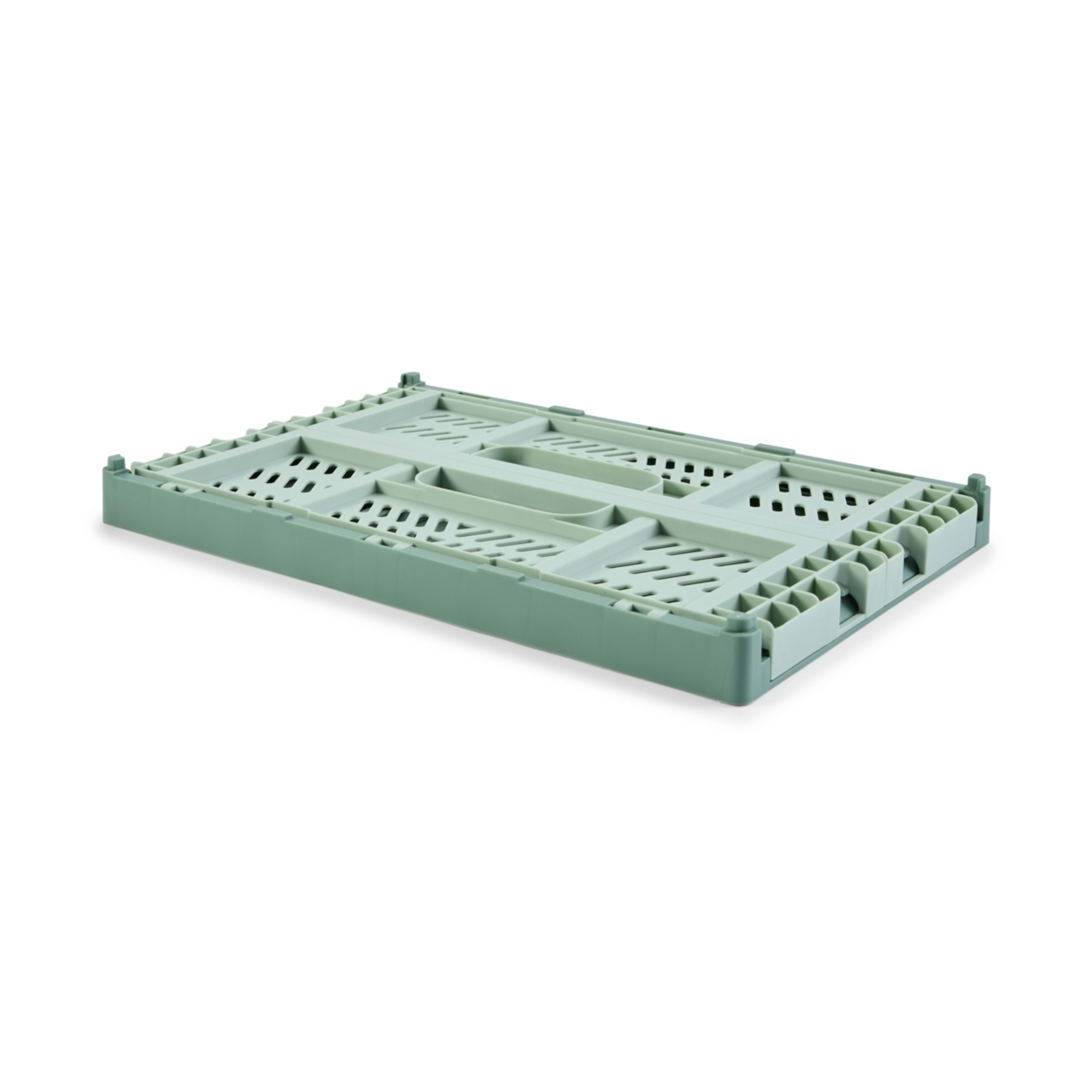 2 5L Collapsible Crate - Small, Green, 2 of 10