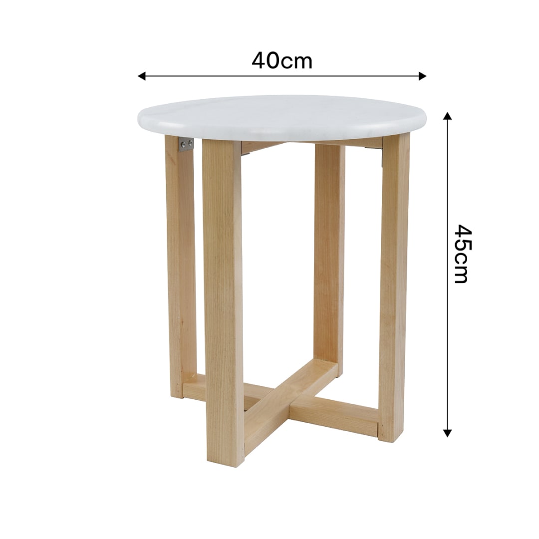 Cara Marble Side Table Kmart