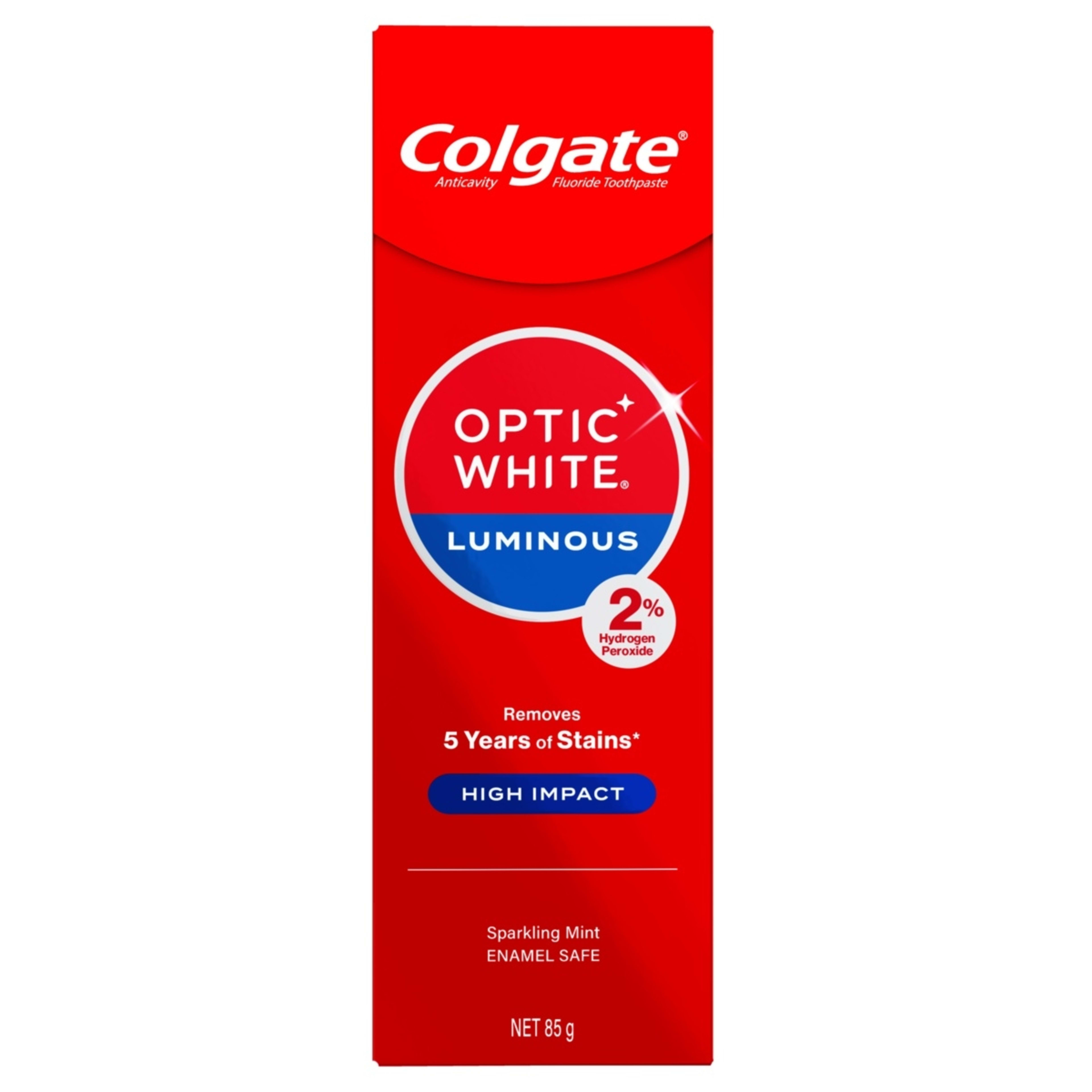 2 Colgate Optic White Expert High Impact Sparkling Mint Anti Cavity Fluoride Toothpaste, 2 of 10