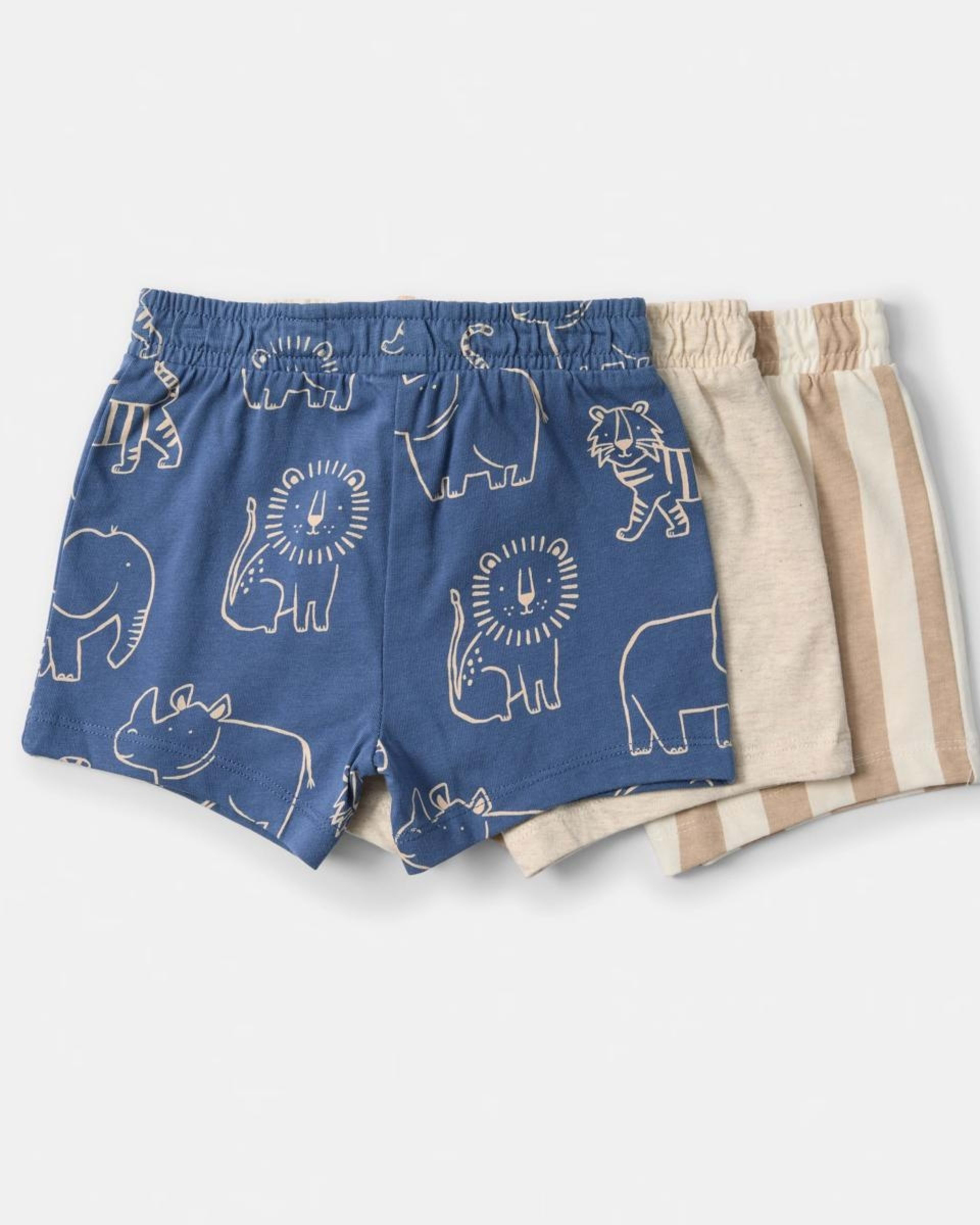 2 3 Pack Print Shorts DOE SKIN SAFARI, 2 of 8