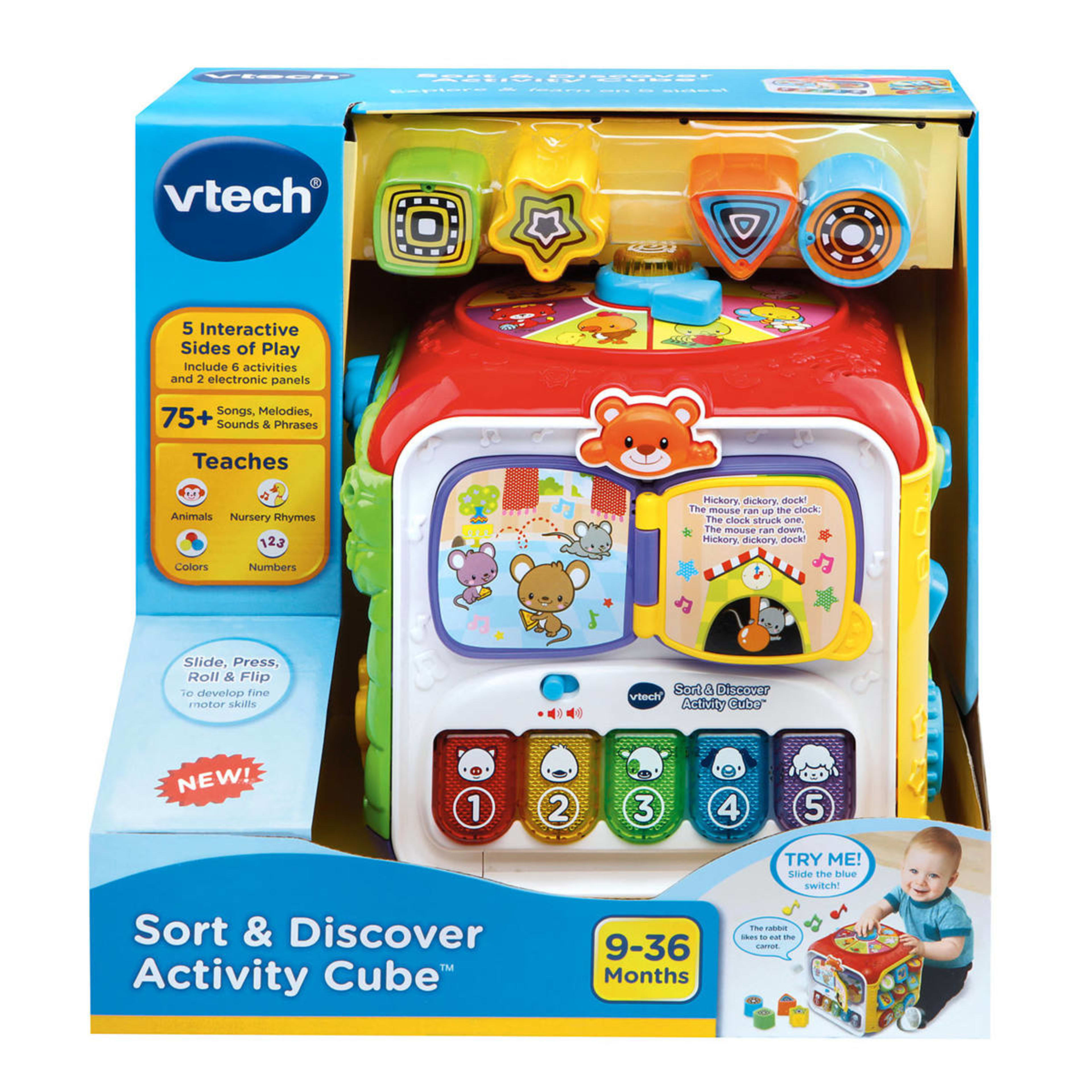 VTech Sort & Discover Activity Cube Kmart