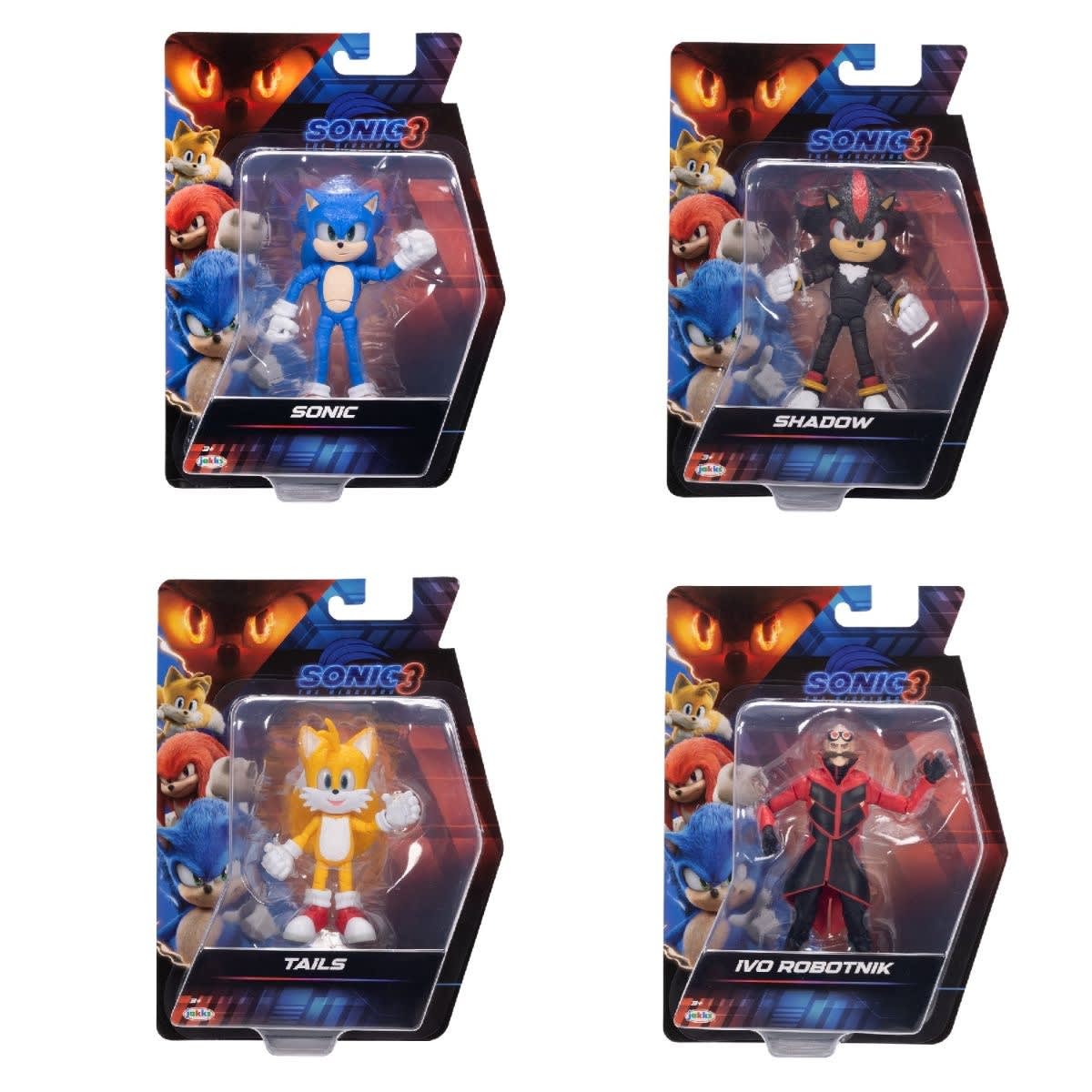 13cm Sonic The Hedgehog 3 Movie Action Figure Assorted Kmart